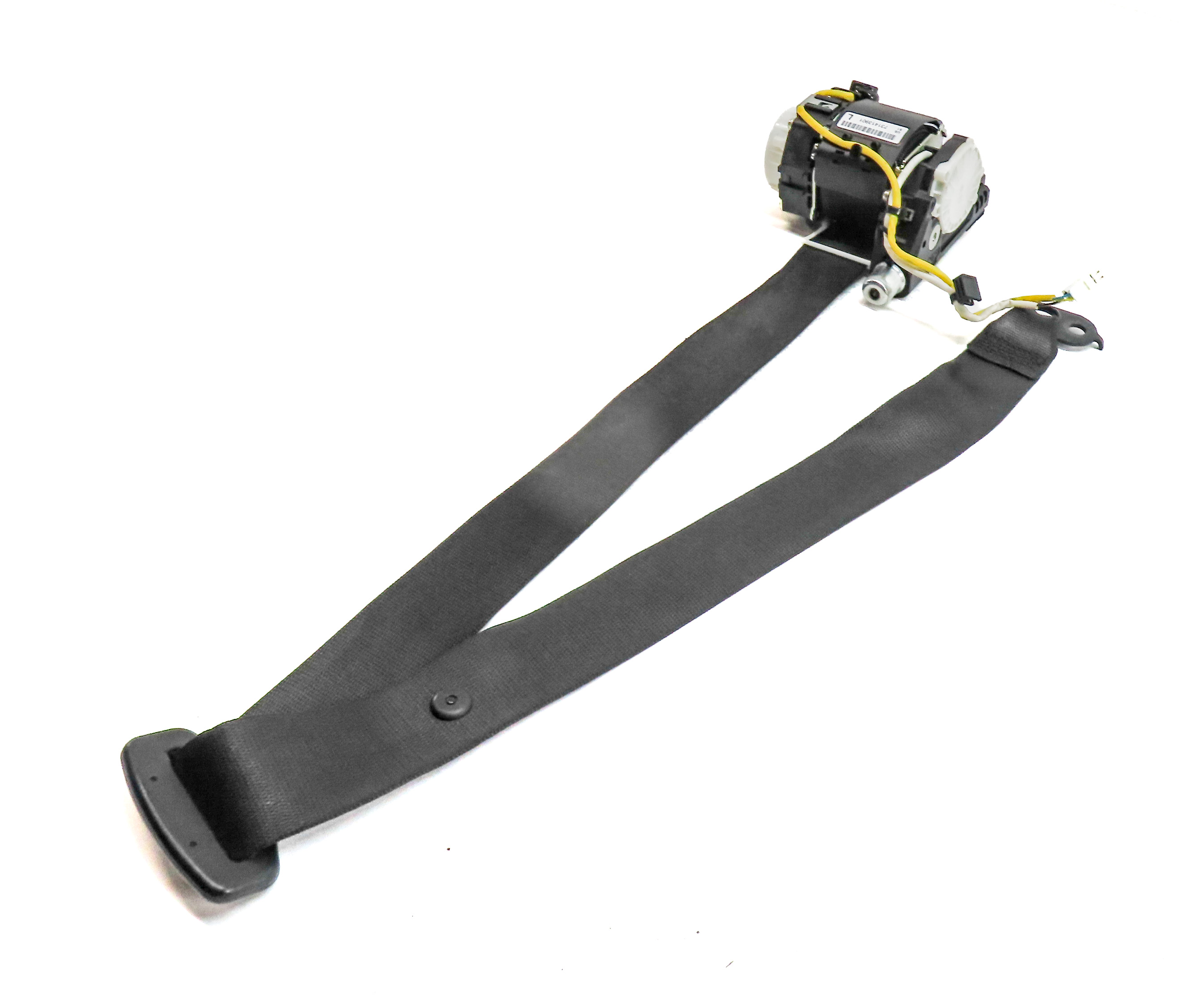 12-14 BMW 6 SERIES M6 (F06 F12 F13) LEFT FRONT DRIVER SEATBELT RETRACTOR (Black) — exact item pictured