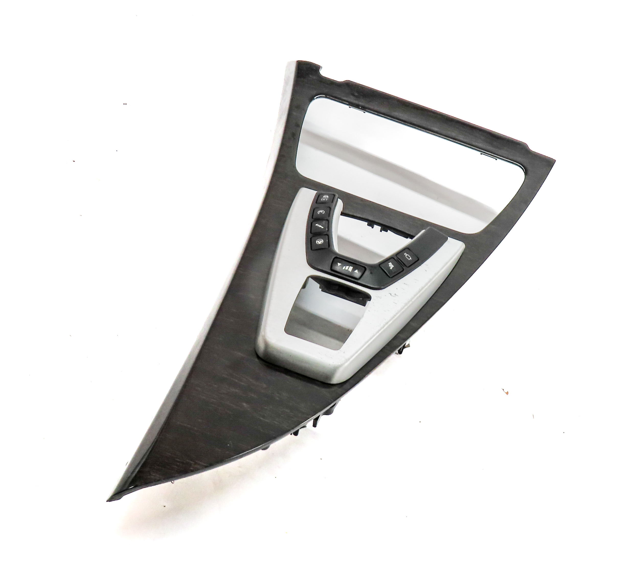 2013 BMW M6 (F13) CENTER CONSOLE GEAR SHIFT SHIFTER TRIM SURROUND BEZEL (Oak) — exact item pictured