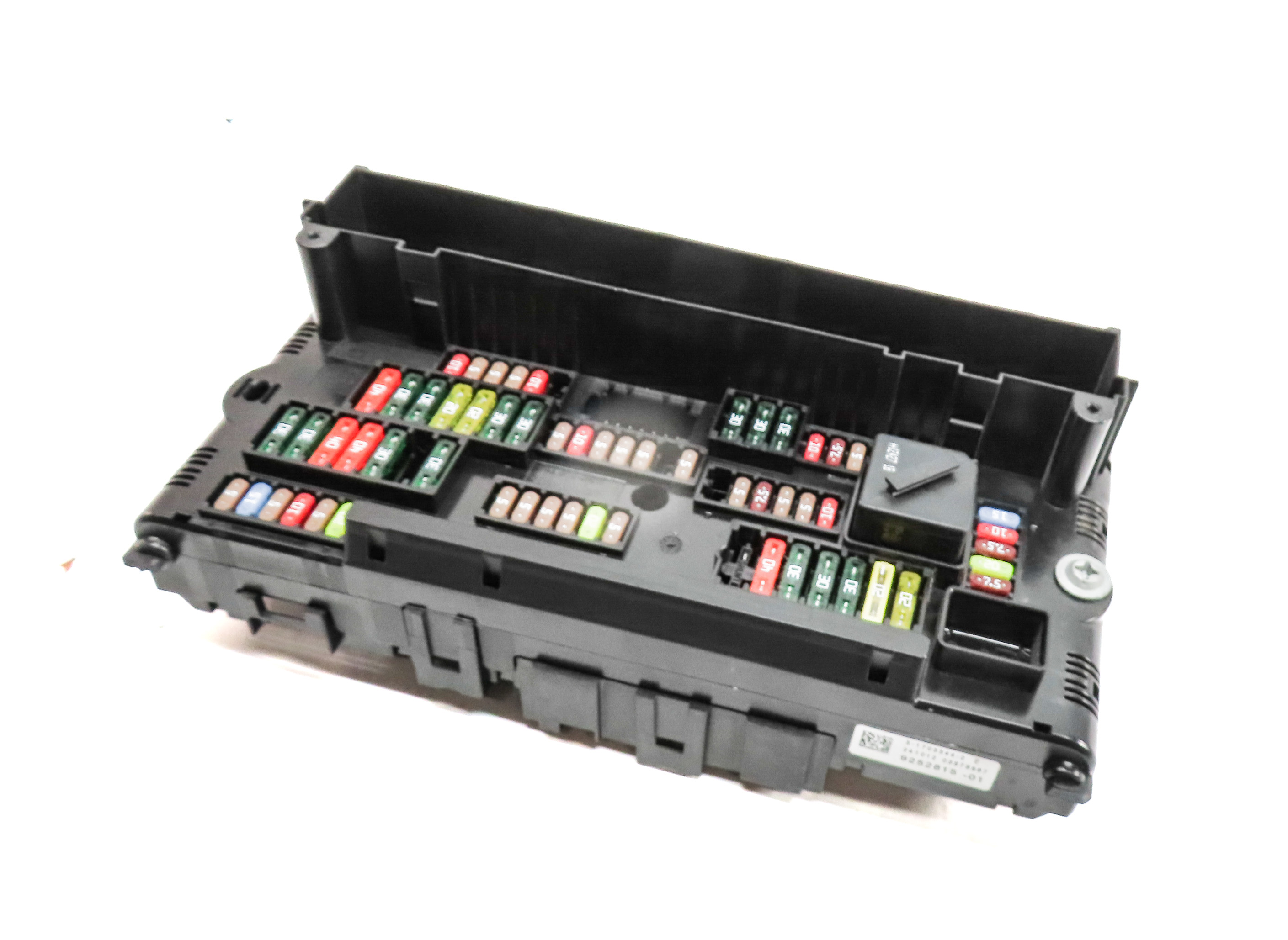2012-2017 BMW 5 6 7 (F01 F06 F10) FRONT POWER DISTRIBUTION RELAY FUSE BOX — exact item pictured