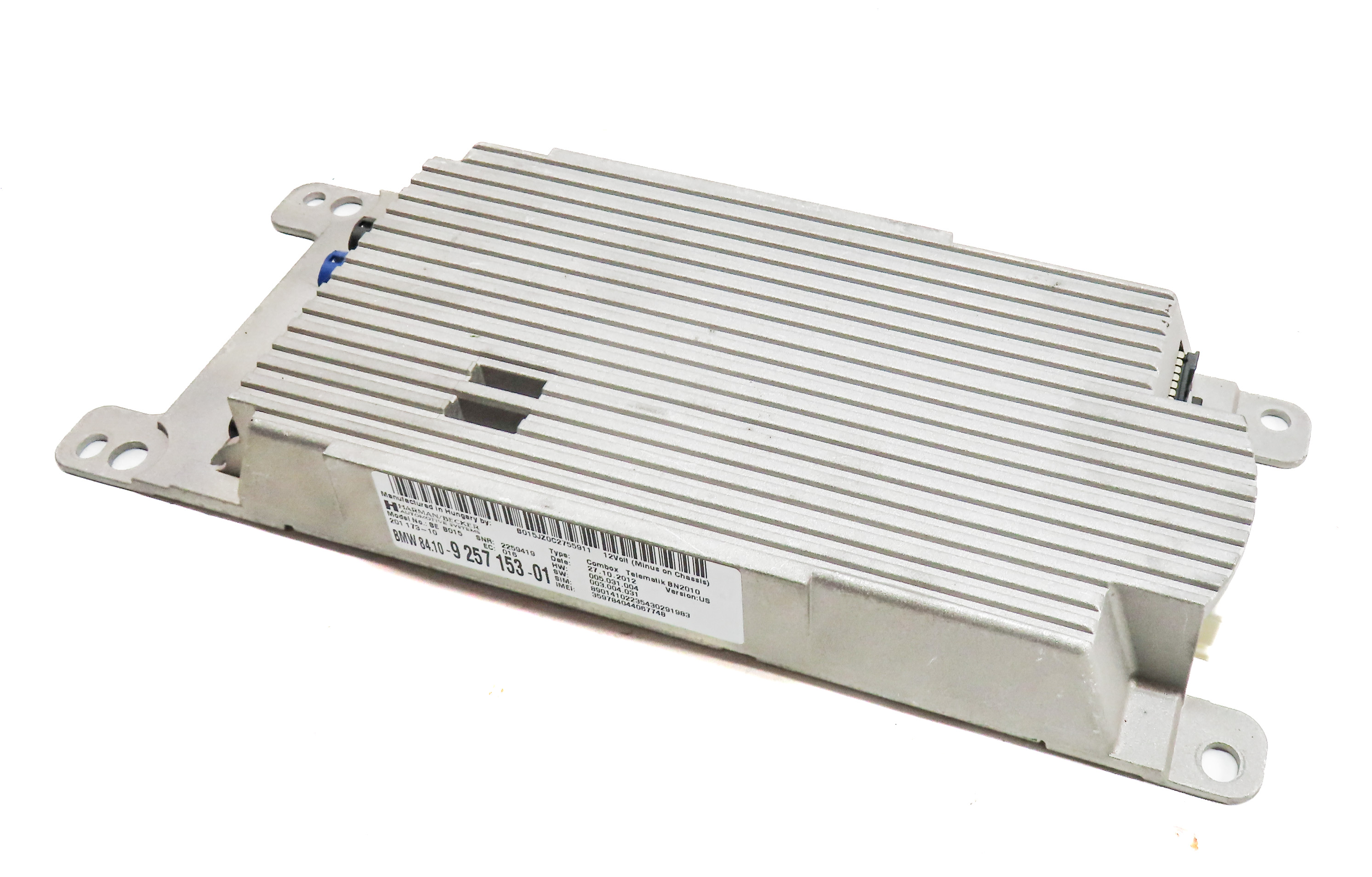 2013 BMW M6 (F13) BLUETOOTH TELECOMMUNICATION COMBOX CONTROL MODULE — exact item pictured