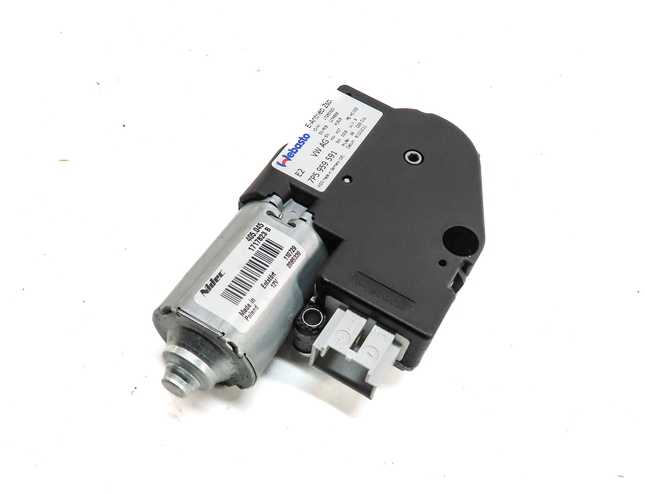 2011-2018 PORSCHE CAYENNE (958) SUNROOF MOTOR SUN ROOF WINDOW MOTOR — exact item pictured
