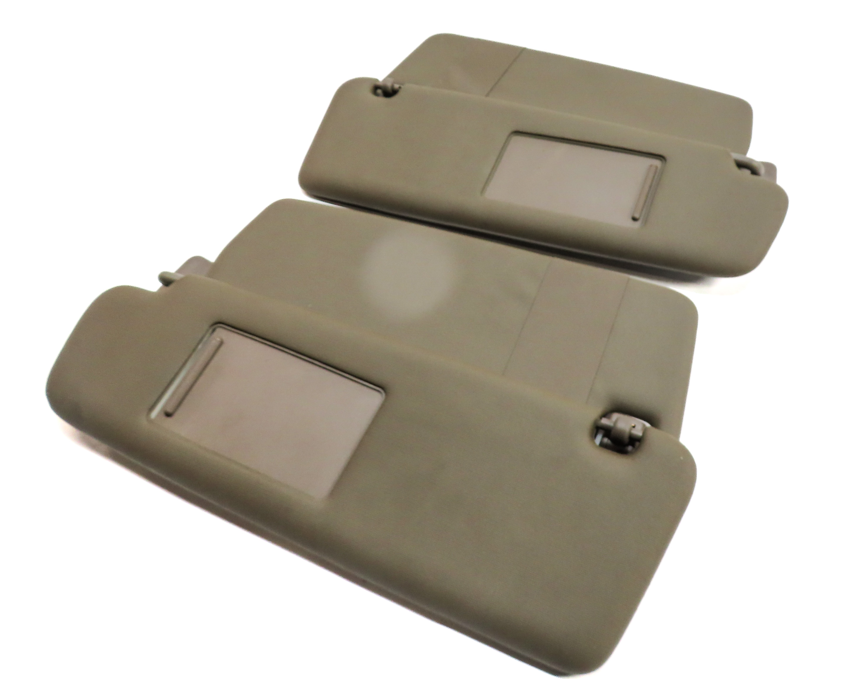 2011-2014 PORSCHE CAYENNE (958) FRONT LEFT & RIGHT SUNVISOR SHADE SET 2 (Brown) — exact item pictured