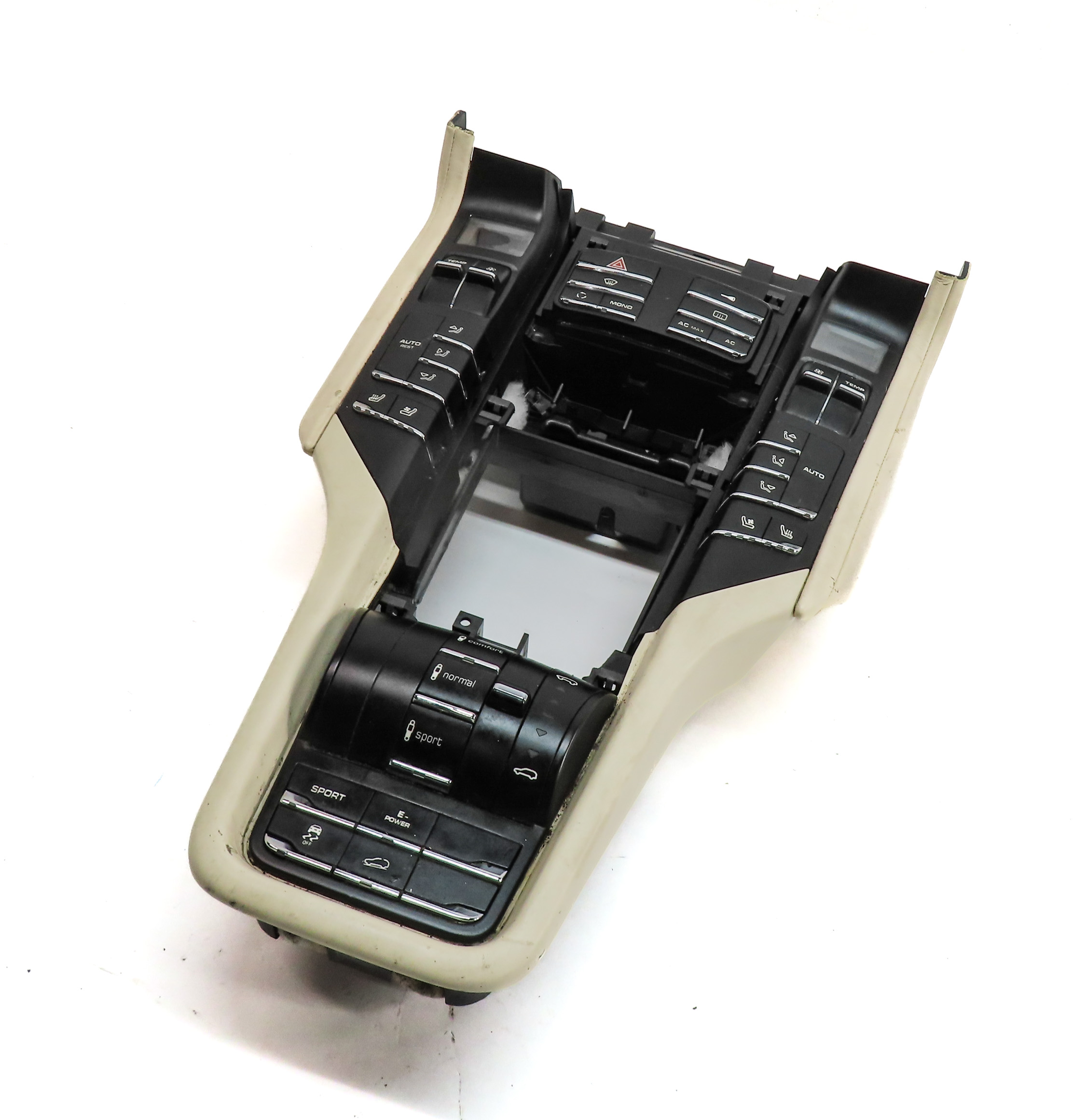 2012 PORSCHE CAYENNE (958) FRONT CENTER CONSOLE MULTIFUNCTION CONTROL PANEL — exact item pictured