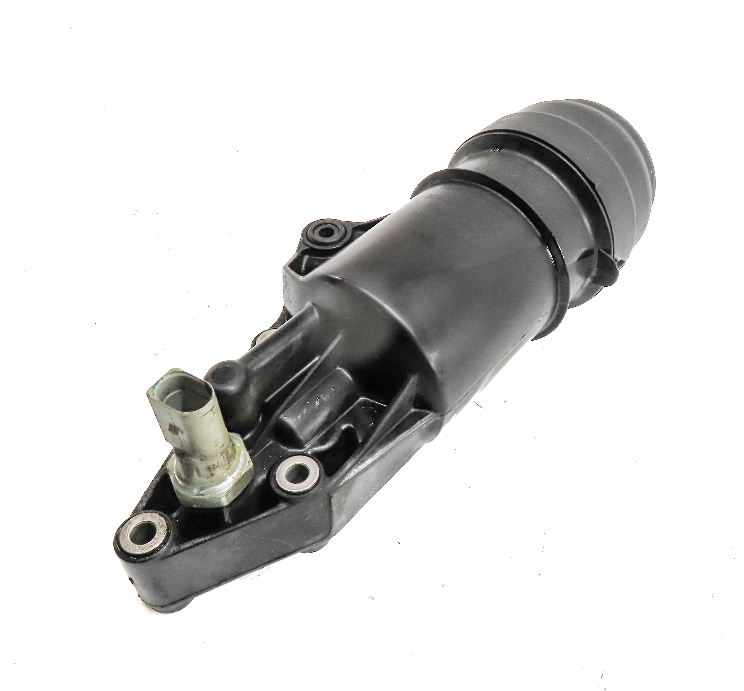 2012 PORSCHE CAYENNE (958) 3.0L (M06.EC) HYBRID ENGINE OIL FLUID FILTER HOUSING — exact item pictured