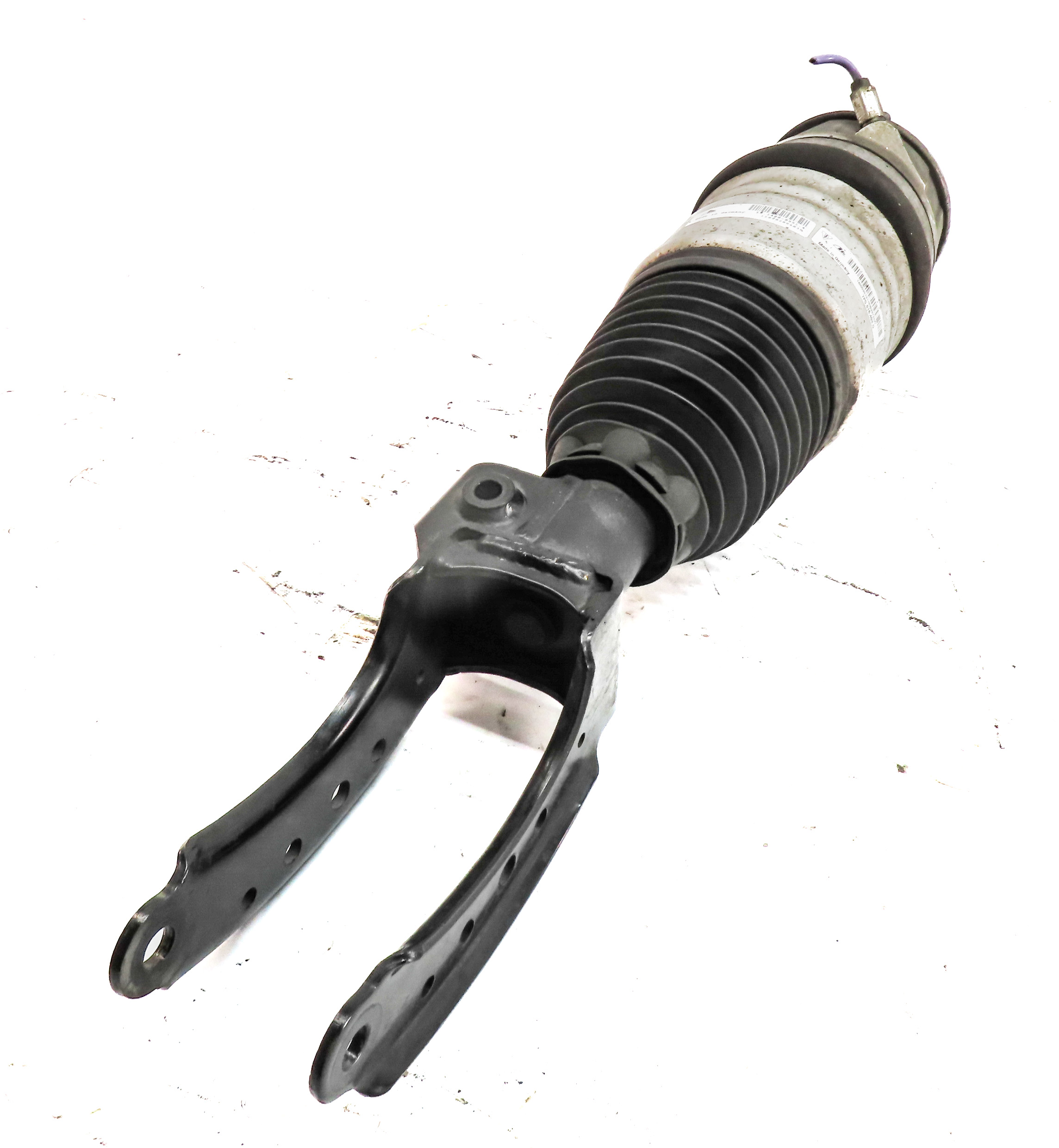 2011-2018 PORSCHE CAYENNE (958) FRONT LEFT DRIVER AIR SUSPENSION VDC SHOCK STRUT — exact item pictured