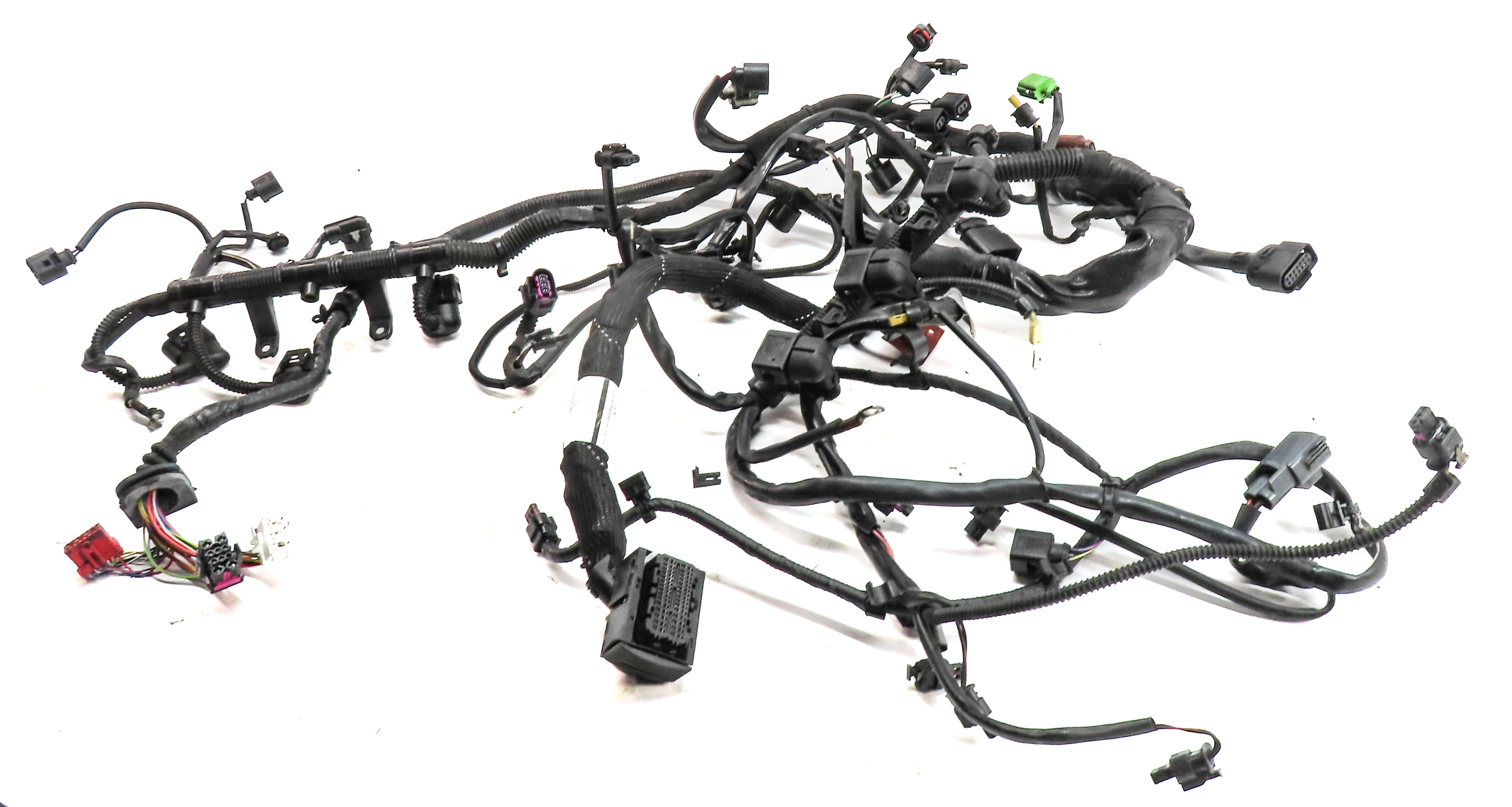 2012 PORSCHE CAYENNE (958) 3.0L (M06.EC) HYBRID ENGINE MOTOR WIRE WIRING HARNESS — exact item pictured