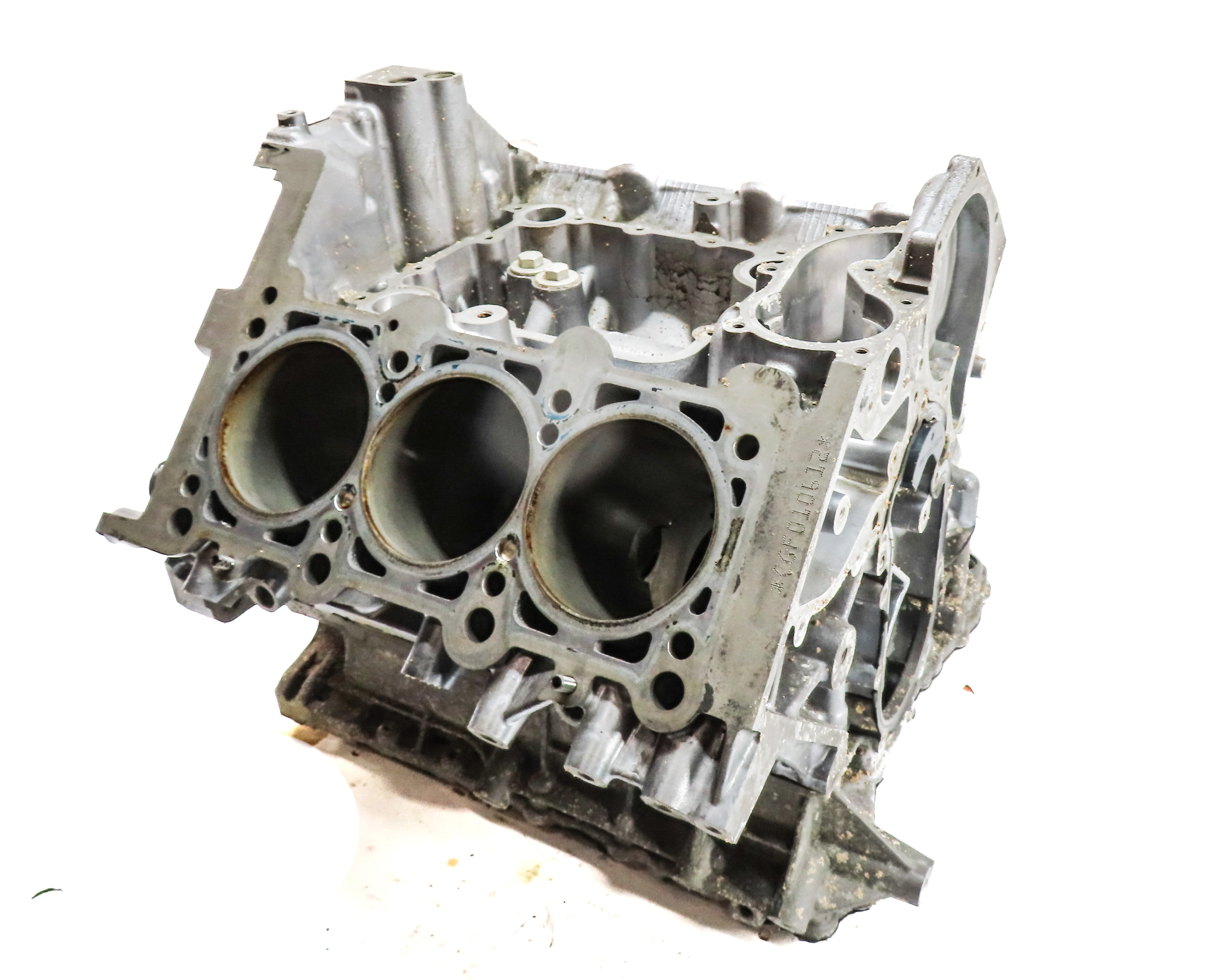 11-18 PORSCHE CAYENNE PANAMERA 958 970 GAS HYBRID 3.0L ENGINE CYLINDER BLOCK — exact item pictured