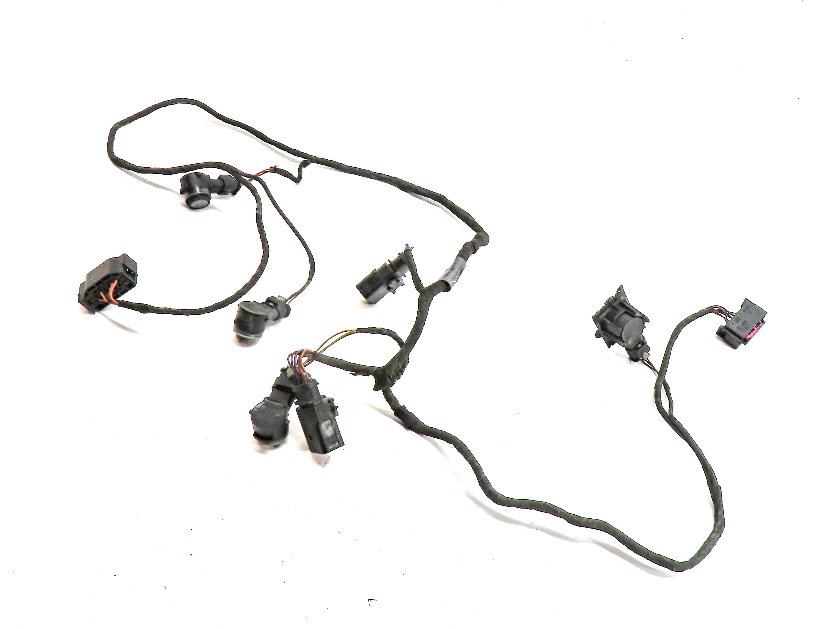 2015 AUDI S3 (8V) REAR PARK ASSIST PDC DISTANCE CONTROL WIRE SENSOR SET/4 (Gray) — exact item pictured