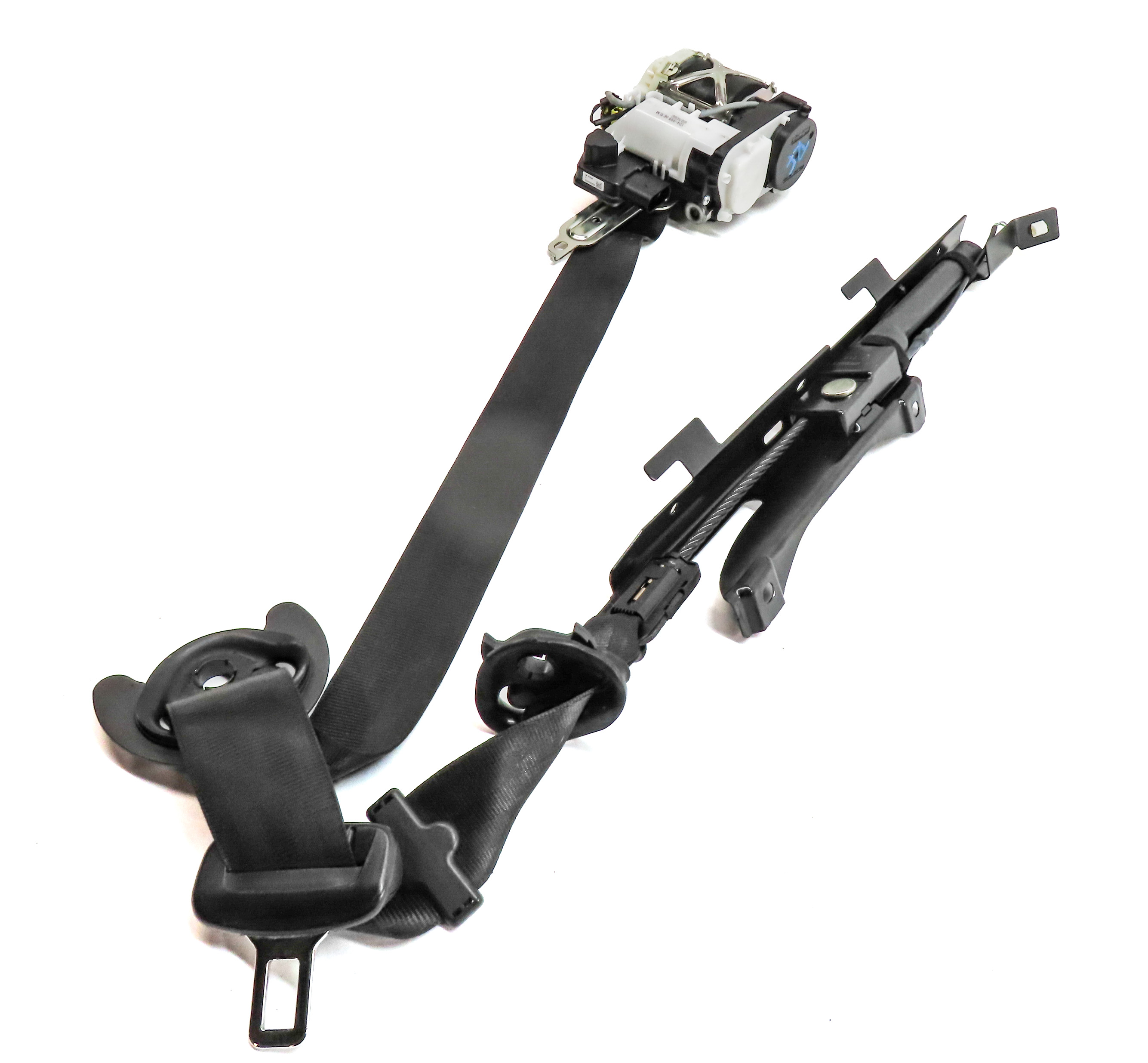 15-18 AUDI A8 S3 RS3 (8V) SEDAN FRONT RIGHT PASSENGER SEATBELT RETRACTOR (Black) — exact item pictured