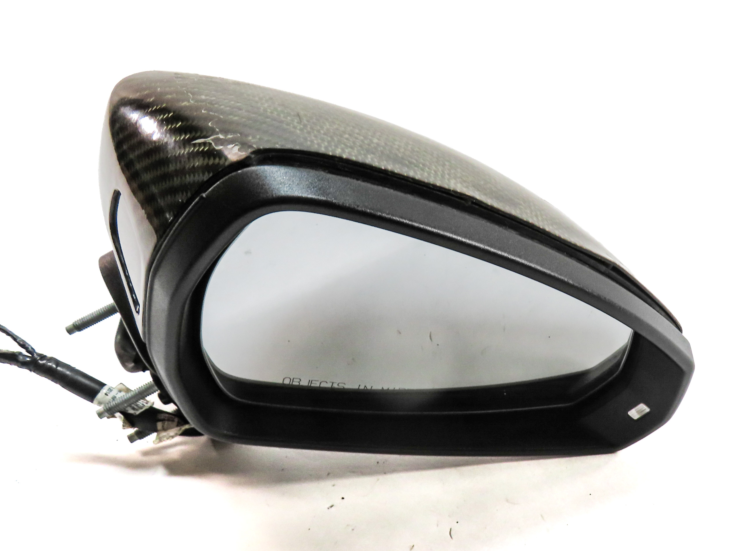 15-20 AUDI A3 S3 RS3 RIGHT PFOLD HEAT BLIND LANE AUTODIM DOOR MIRROR (ALUMINUM) — exact item pictured