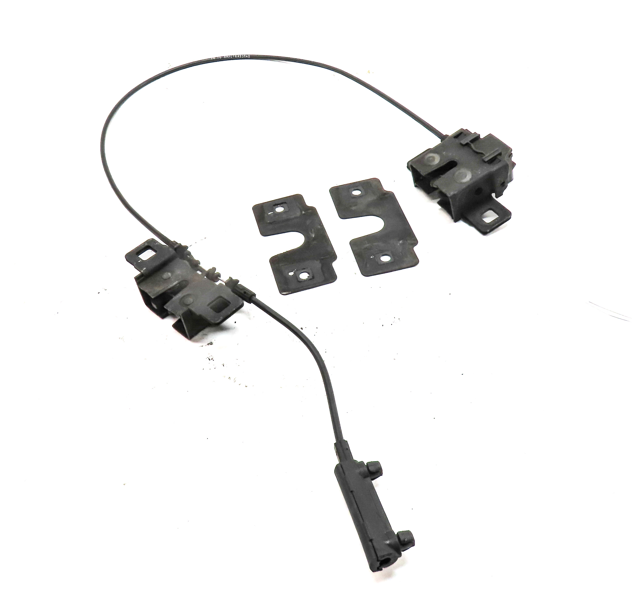 2011 LAND ROVER LR4 (L319) FRONT HOOD BONNET LID LOCK LATCH CABLE SET — exact item pictured