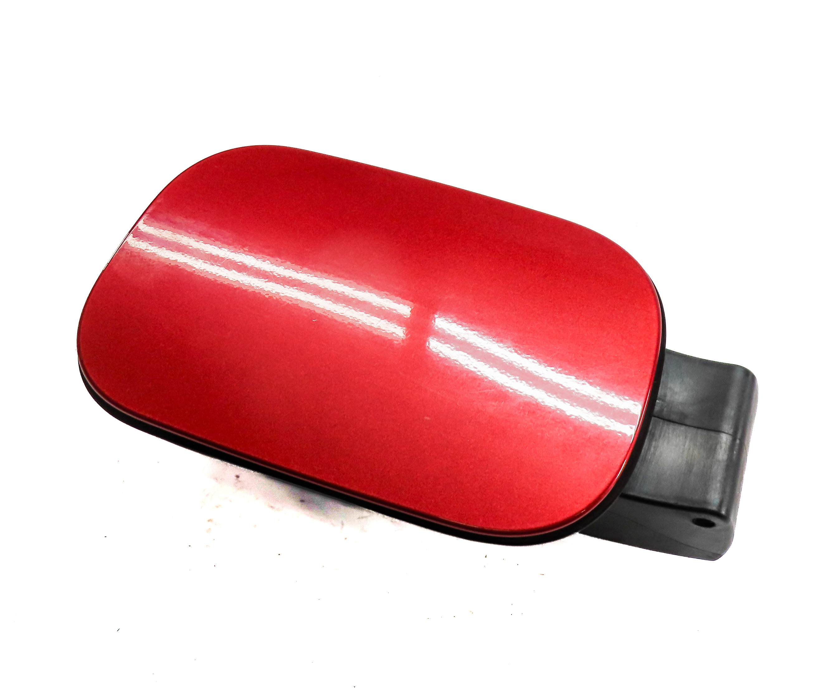 05-16 LR3 LR4 RANGE ROVER SPORT L320 FUEL TANK DOOR w/ HOUSING ASSEMBLY (Red) — exact item pictured