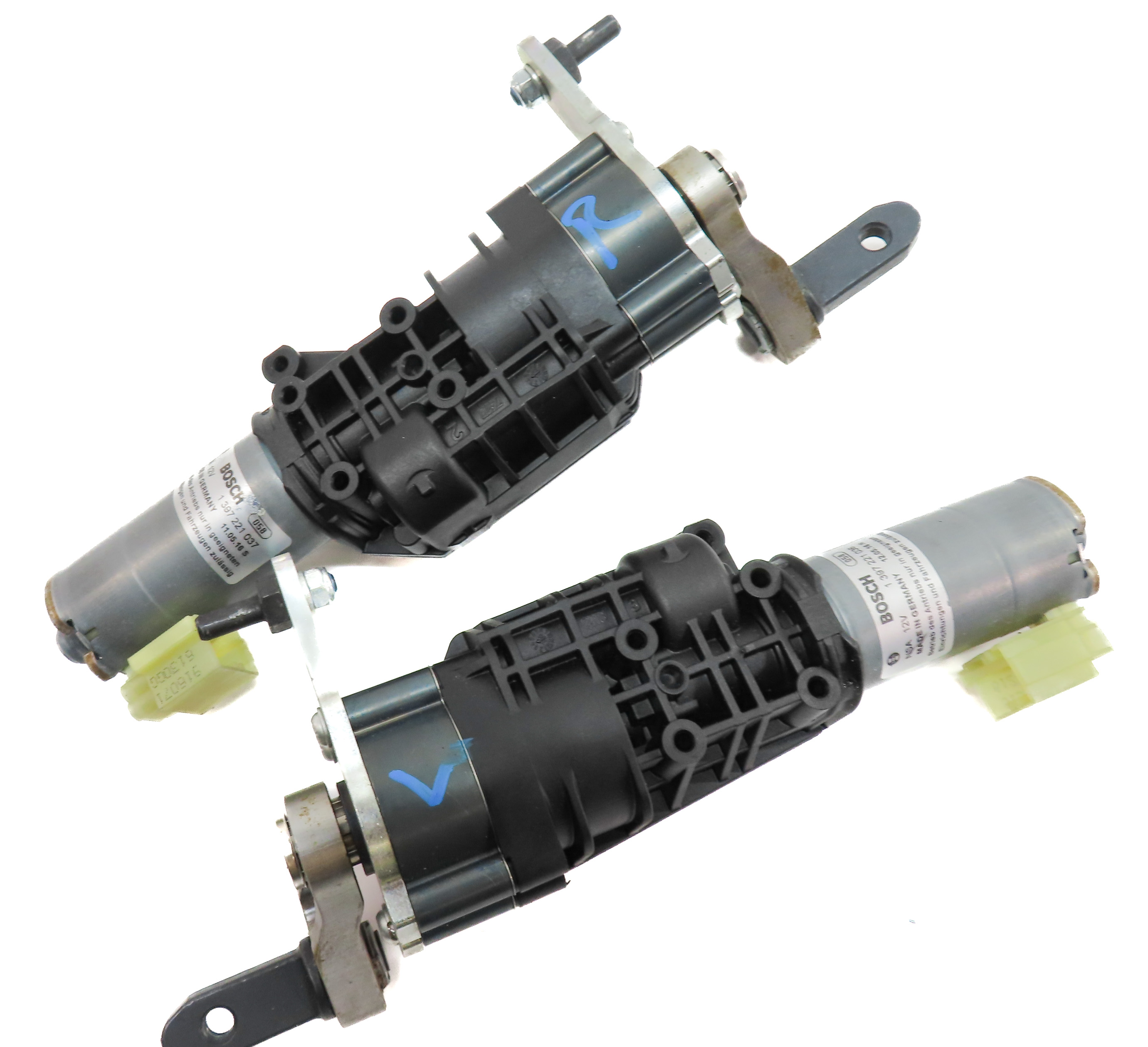 2017-2022 AUDI Q7 (4M) LEFT & RIGHT REAR TRUNK ASSIST DRIVE MOTOR SET-2 — exact item pictured