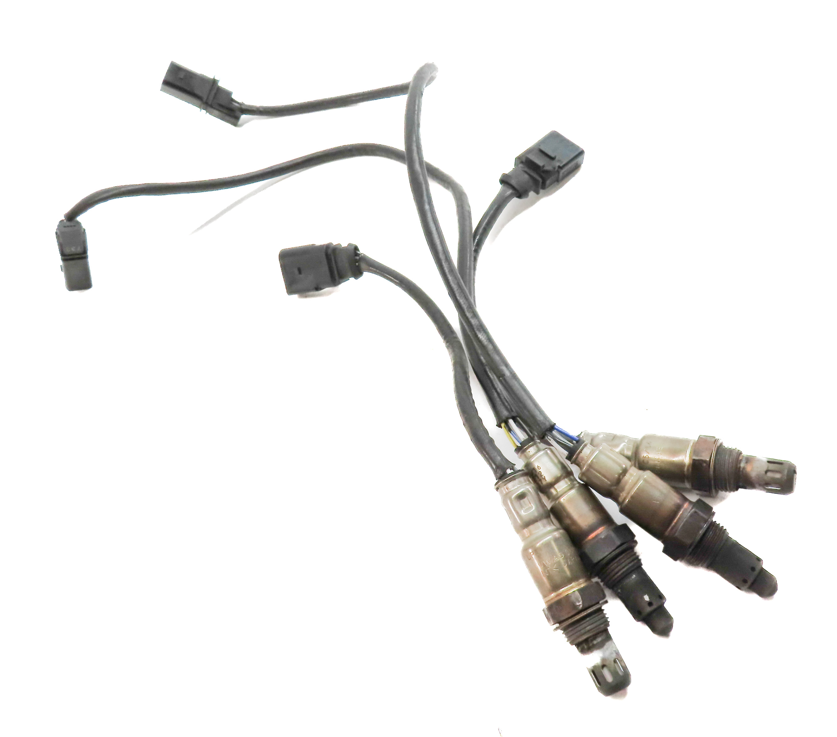 2017 AUDI Q7 (4M) 3.0L SUPER (CREC) ENGINE OXYGEN O2 LAMBDA WIRE SENSOR SET/4 — exact item pictured