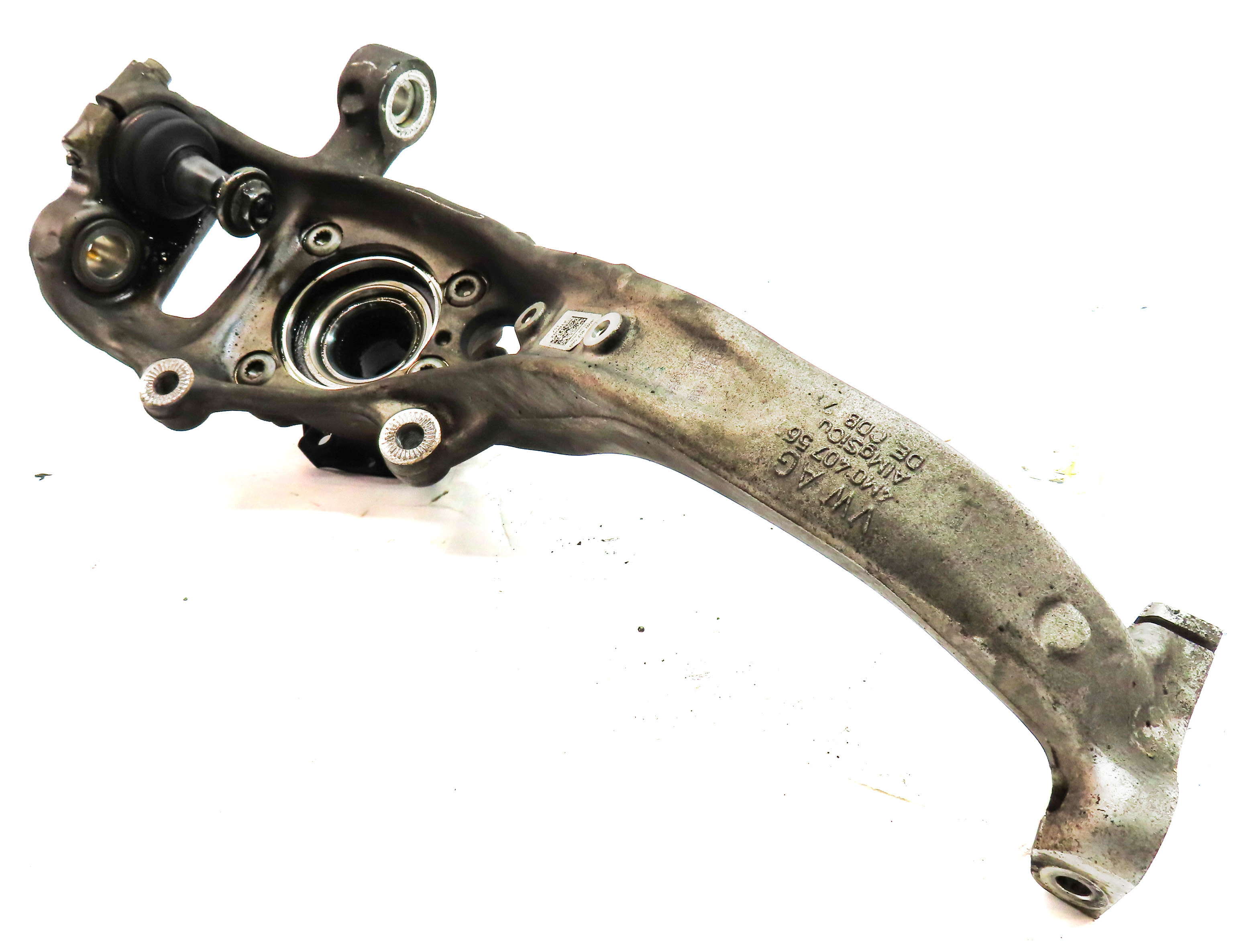 2017-2020 AUDI Q7 (4M) FRONT RIGHT PASSENGER SPINDLE KNUCKLE WHEEL BEARING HUB — exact item pictured