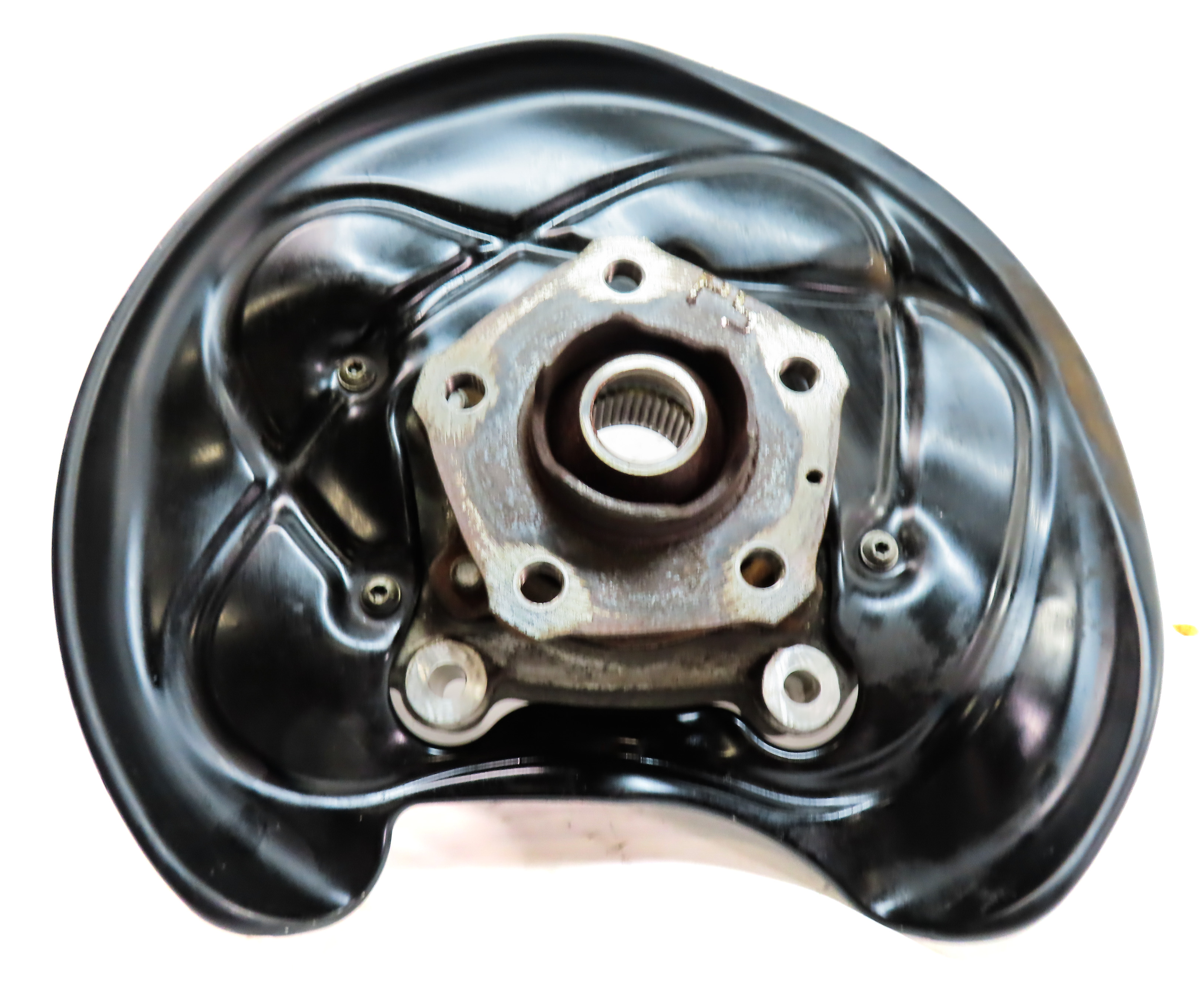 17-20 AUDI Q7 (4M) REAR LEFT DRIVER SPINDLE KNUCKLE WHEEL BEARING HUB w/ SHIELD — exact item pictured
