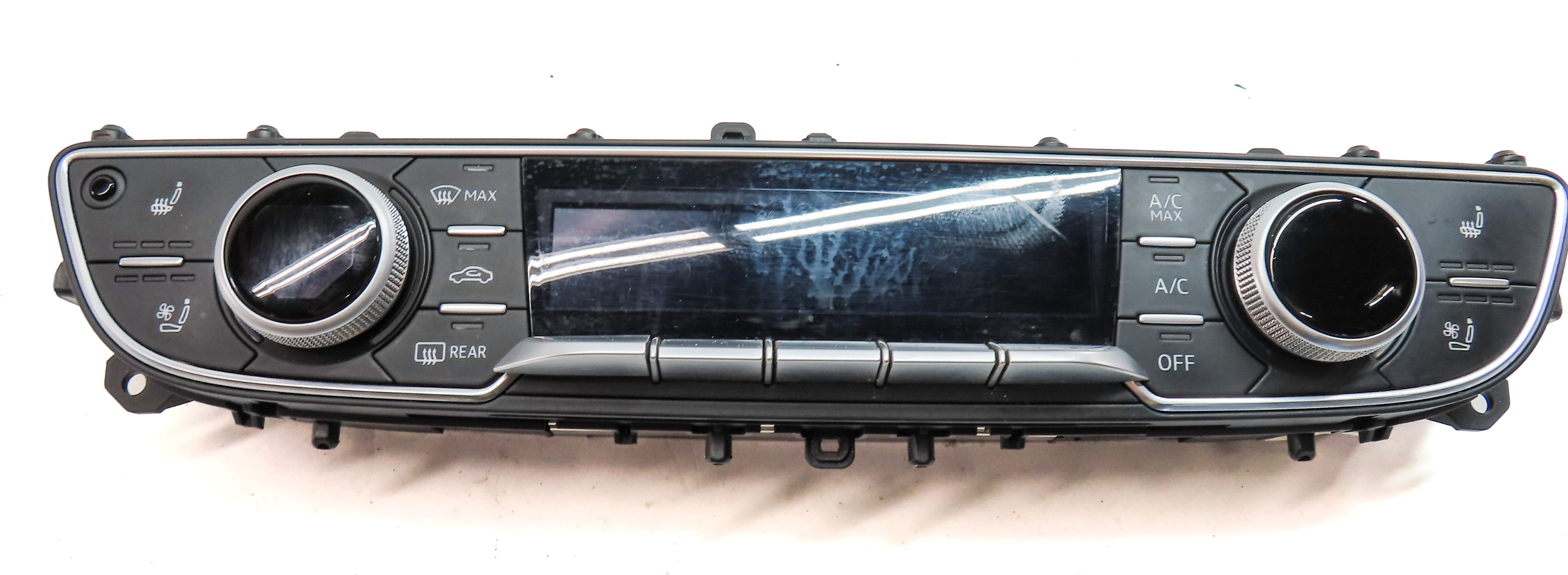 2017-2019 AUDI Q7 (4M) FRONT HEATER A/C TEMPERATURE CLIMATE CONTROL PANEL — exact item pictured