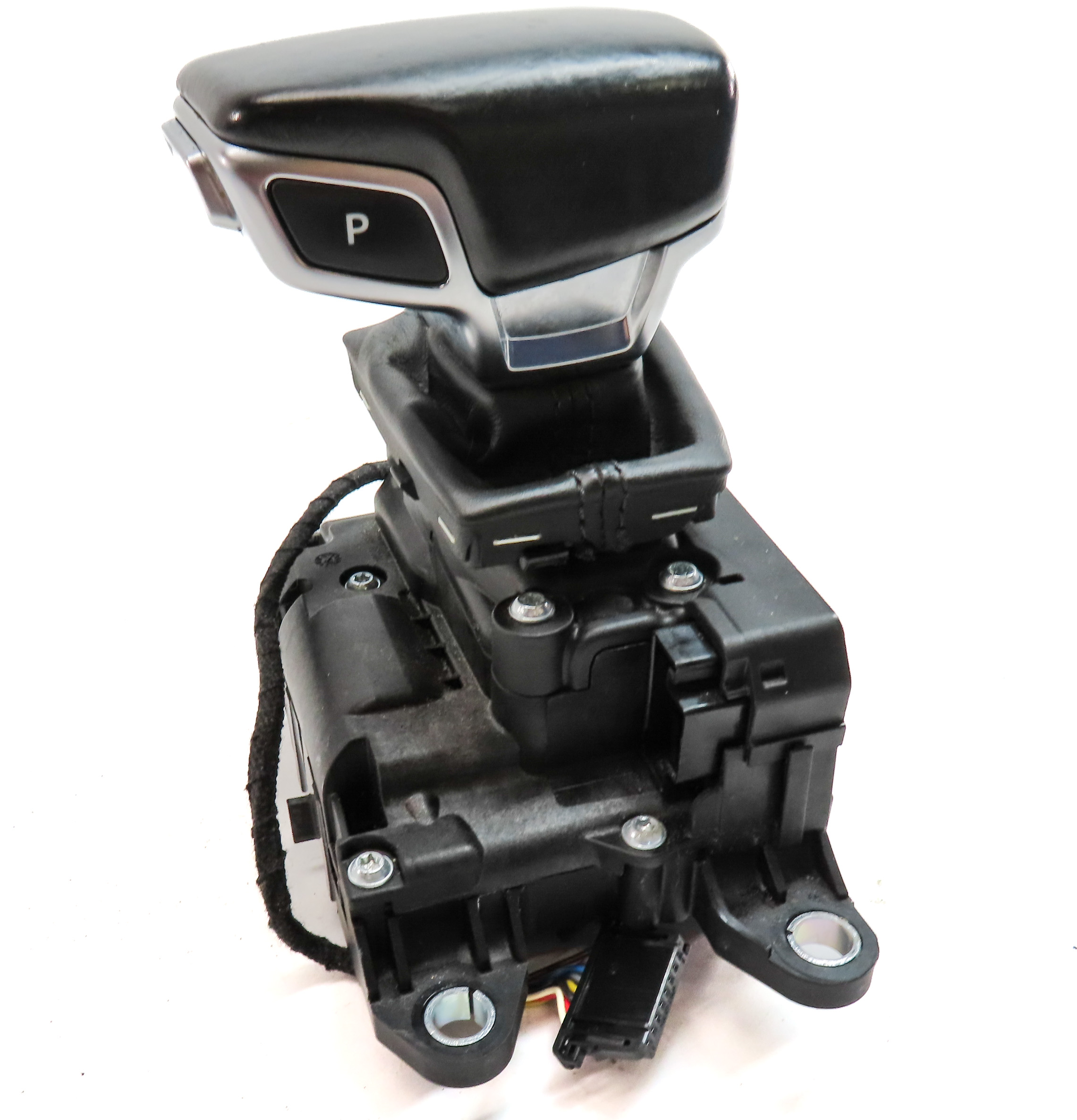 2017-2019 AUDI Q7 (4M) TRANSMISSION GEAR SHIFTER ASSEMBLY (BLACK LEATHER FINISH) — exact item pictured