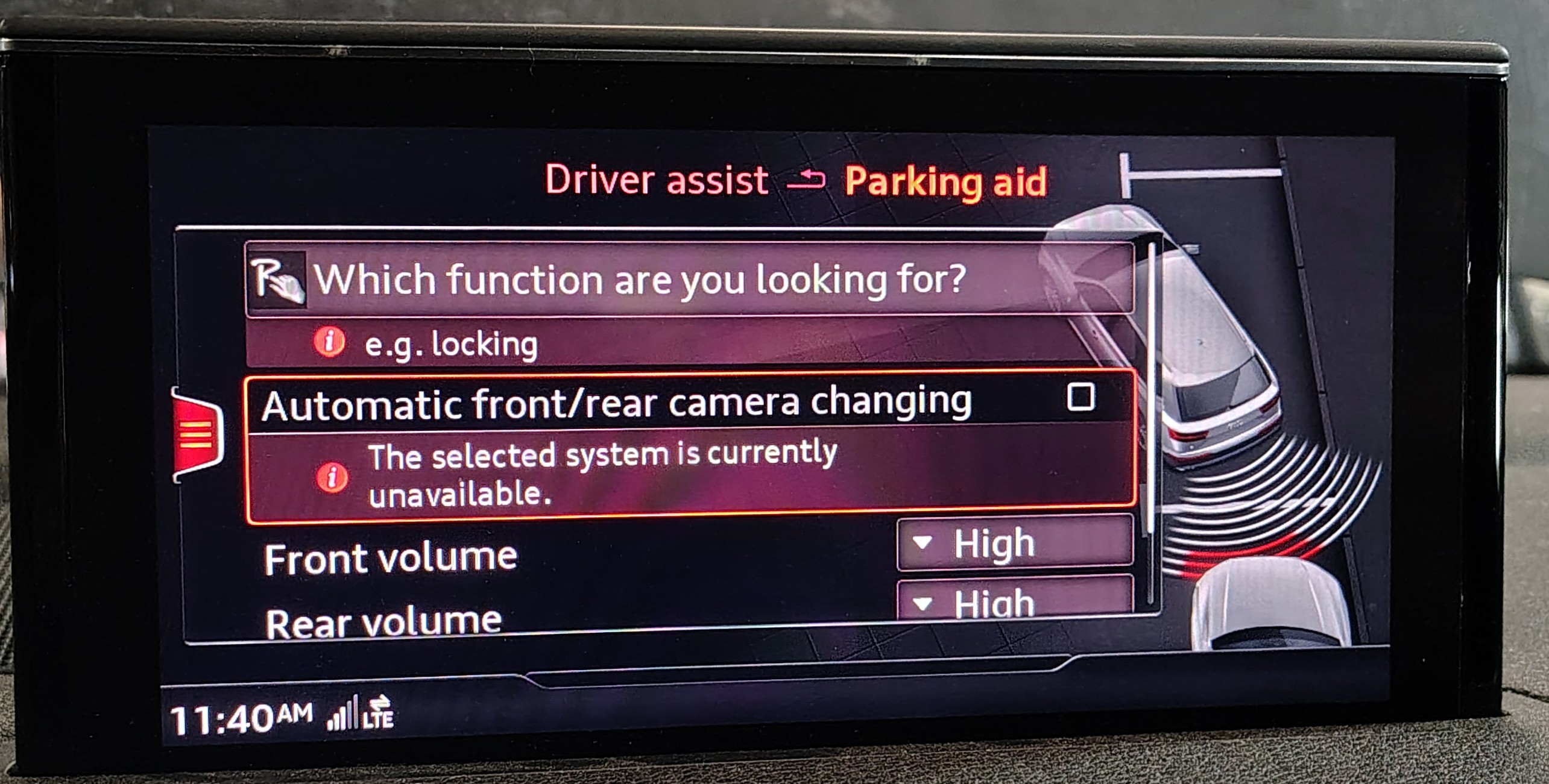 17-19 AUDI Q7 (4M) FRONT DASH RADIO STEREO GPS NAVIGATION DISPLAY SCREEN MONITOR — exact item pictured