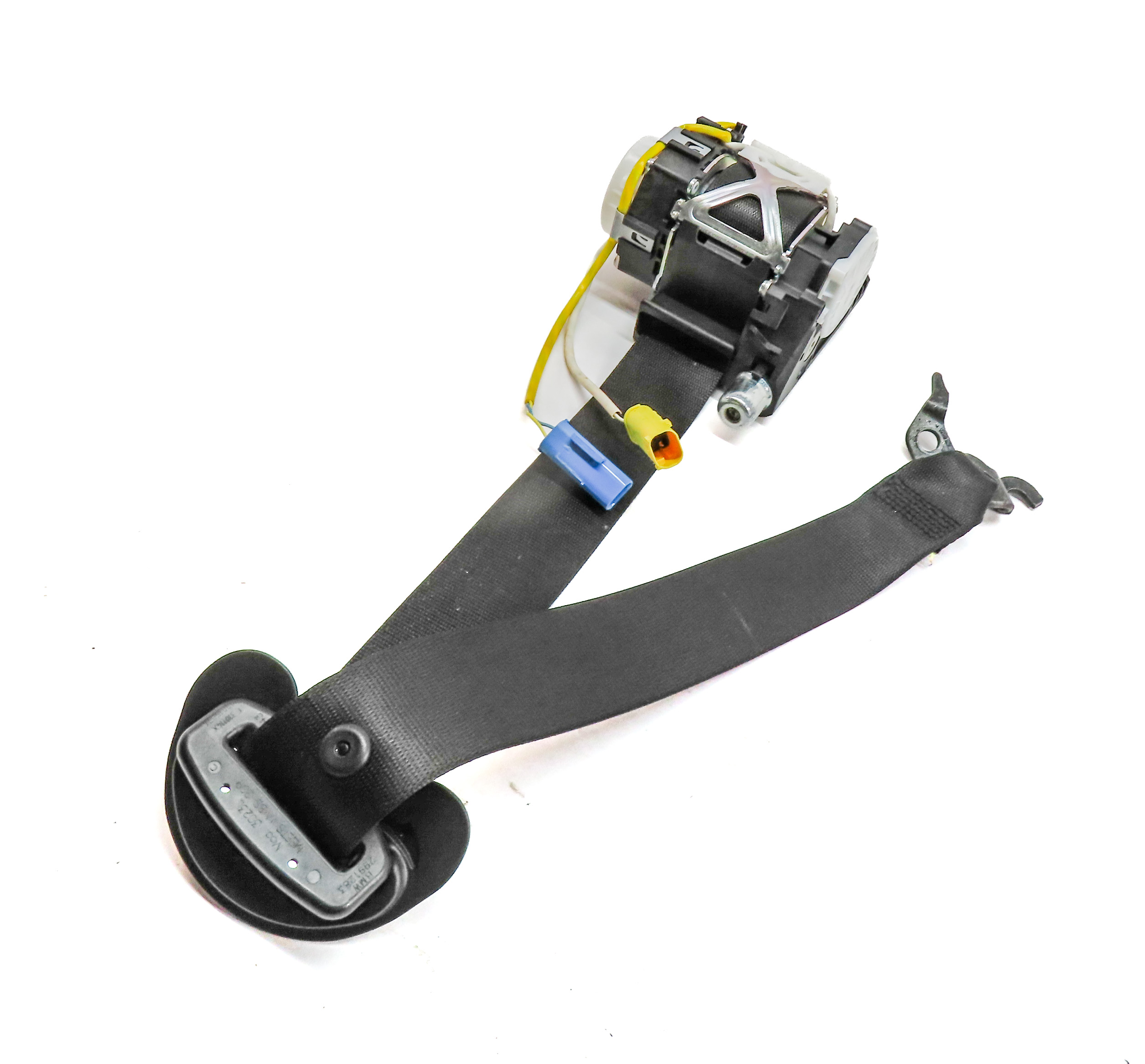 2012-2015 BMW X1 (E84) LEFT FRONT DRIVER SEATBELT BUCKLE RETRACTOR (Black) — exact item pictured