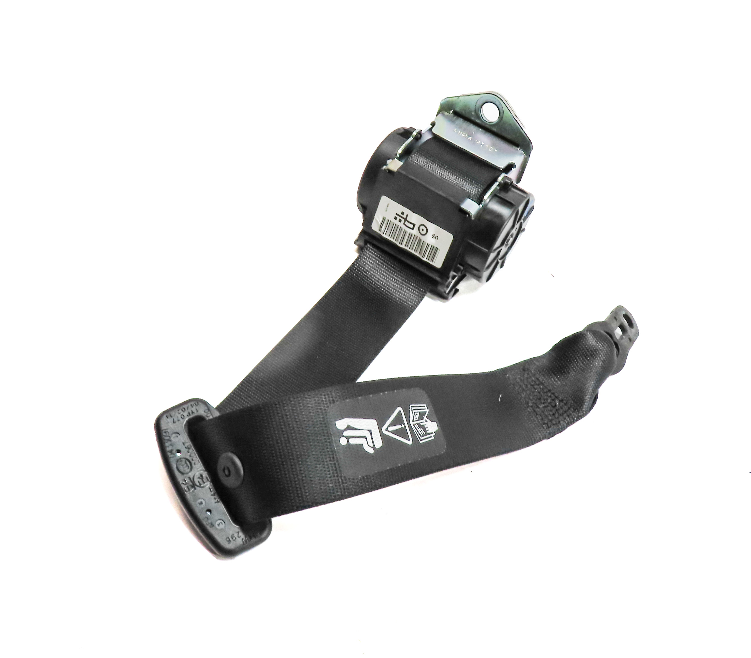 2014 BMW X1 (E84) REAR LEFT SEAT SEATBELT RETRACTOR (Black) — exact item pictured