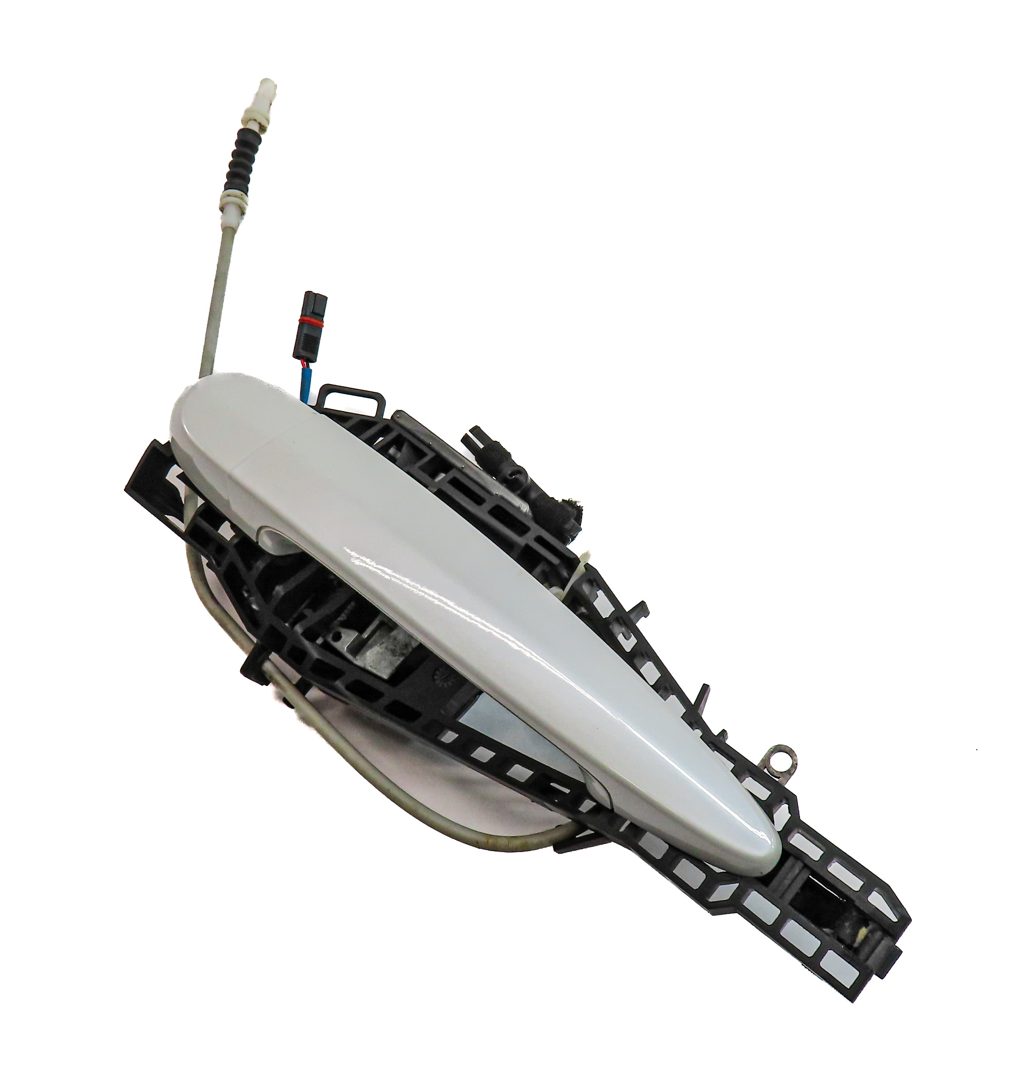 2012-2019 BMW 328i 330i 335i M3 (F30 F31) LEFT SIDE REAR DOOR HANDLE (White) — exact item pictured