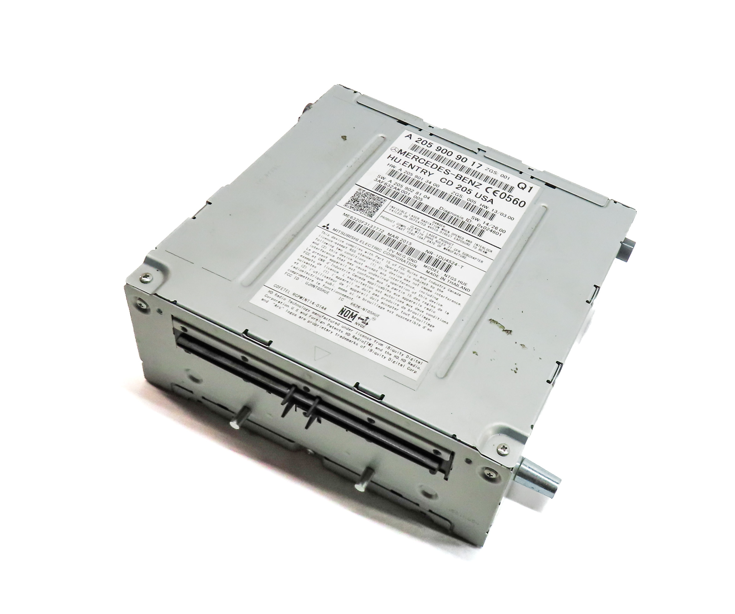 2015 MERCEDES C300 C400 C63 (W205) AM/FM RADIO STEREO CD PLAYER RECEIVER — exact item pictured