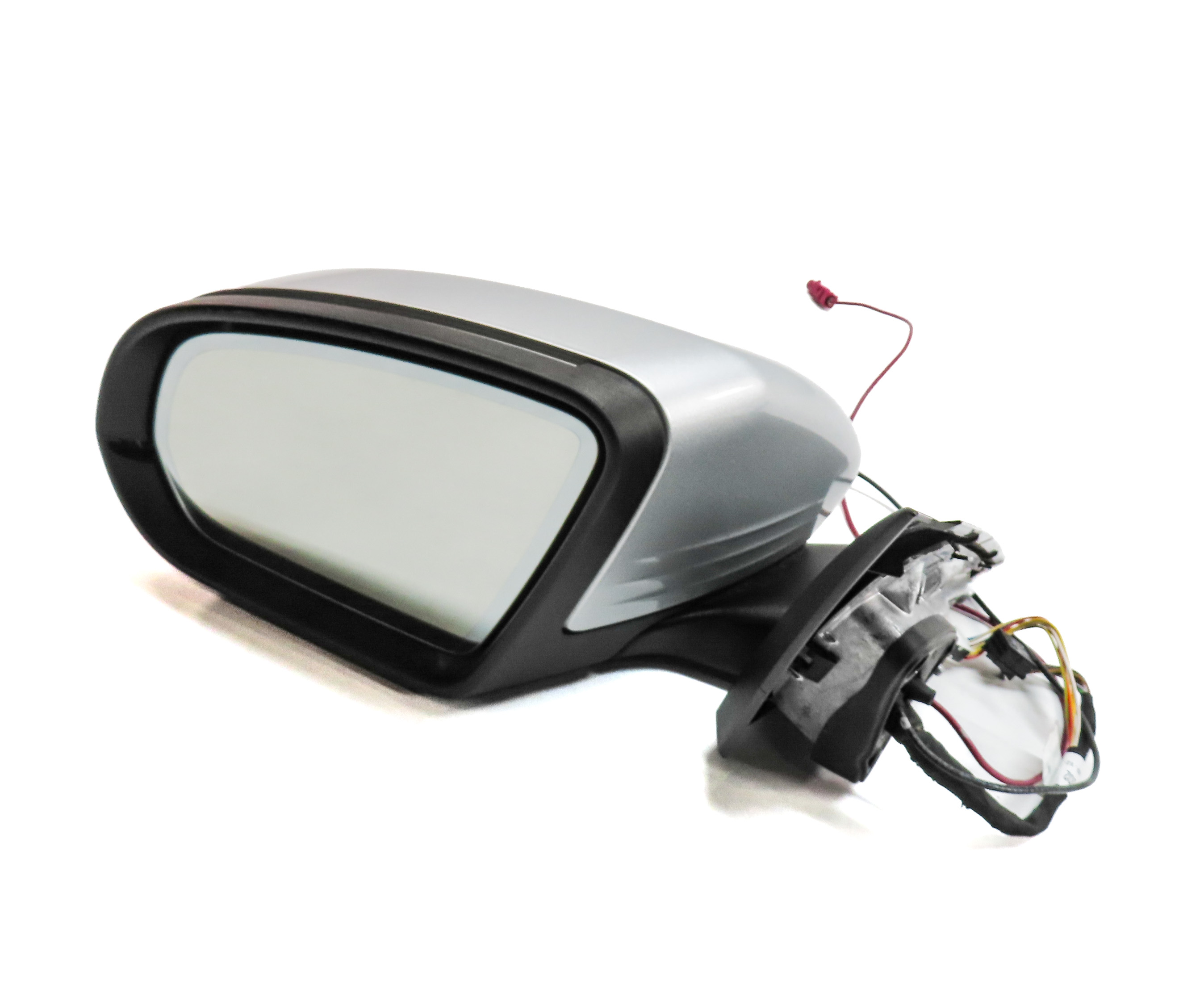 15-16 MERCEDES C-CLASS W205 LEFT PFOLD HEAT MEMORY AUTODIM DOOR MIRROR (Silver) — exact item pictured