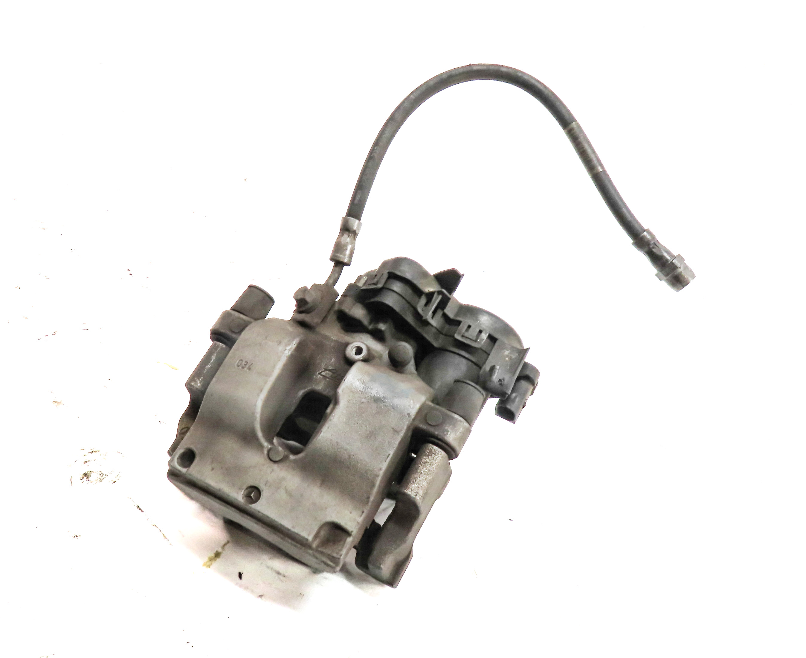15-21 MERCEDES C-CLASS (W205) REAR RIGHT BRAKE CALIPER w/ PARKING BRAKE ACTUATOR — exact item pictured