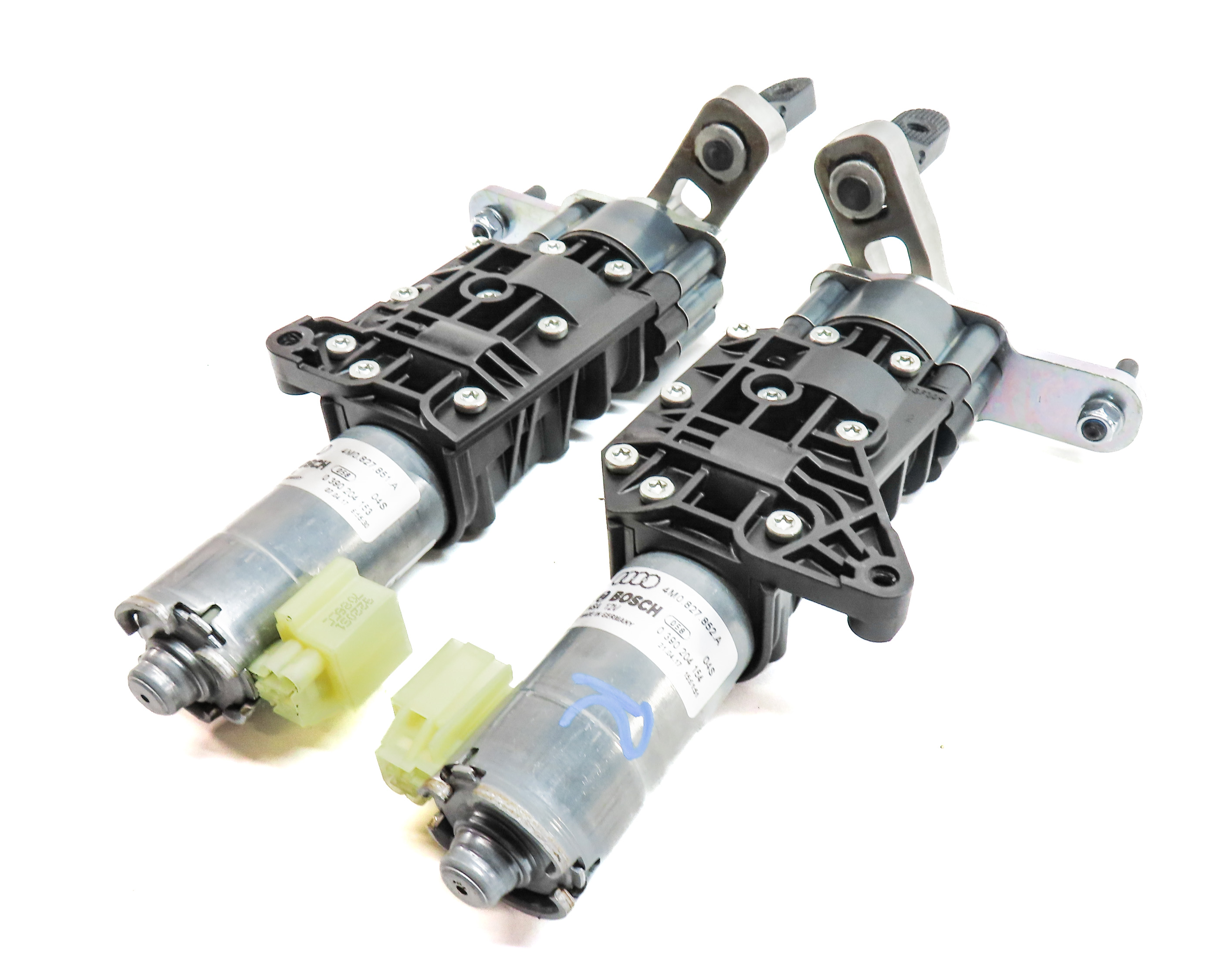 2017-2022 AUDI Q7 (4M) LEFT & RIGHT REAR TRUNK ASSIST DRIVE MOTOR SET-2 — exact item pictured