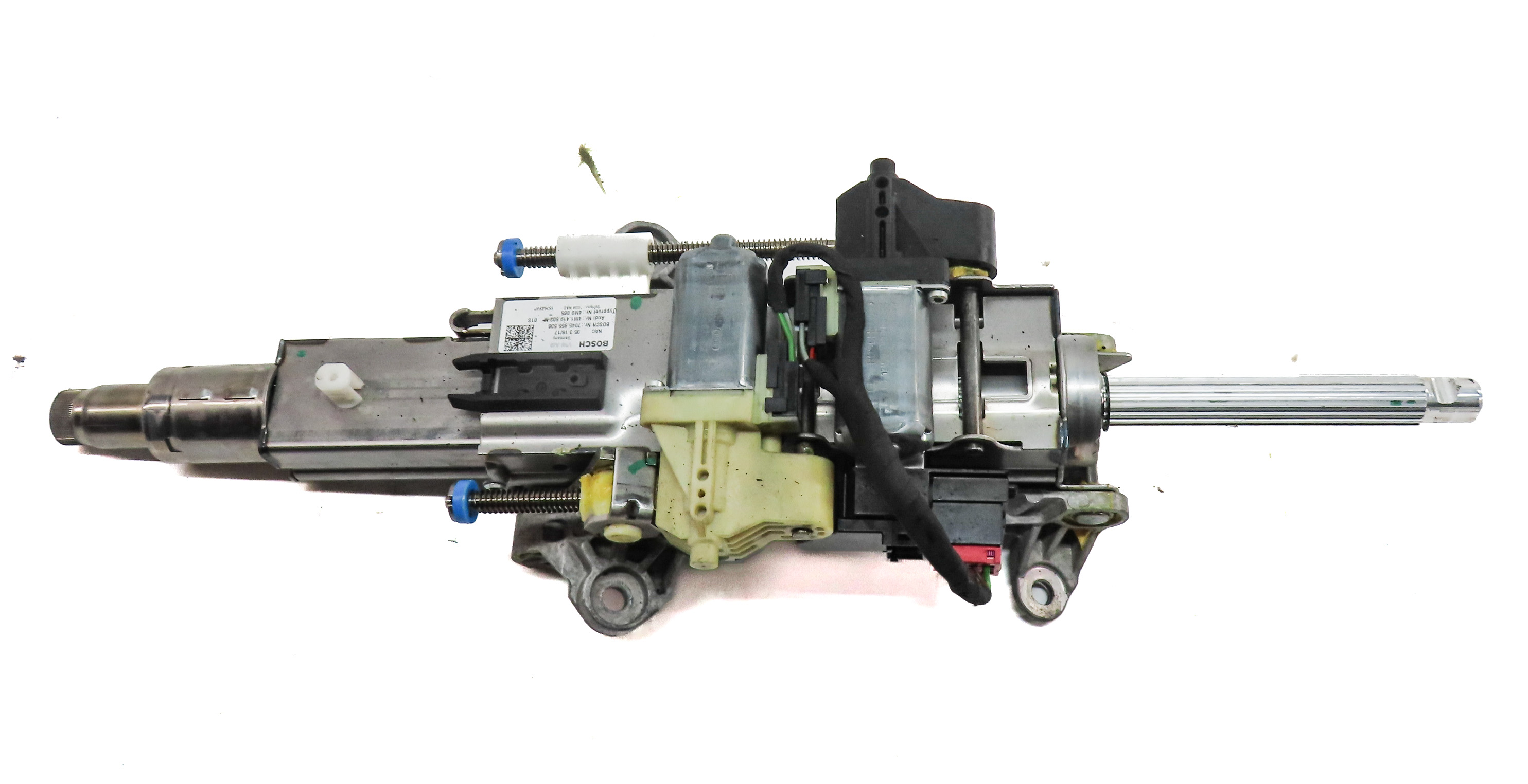 17-19 AUDI Q7 (4M) STEERING COLUMN ASSEMBLY w/ ADJUST ADJUSTMENT MOTORS — exact item pictured