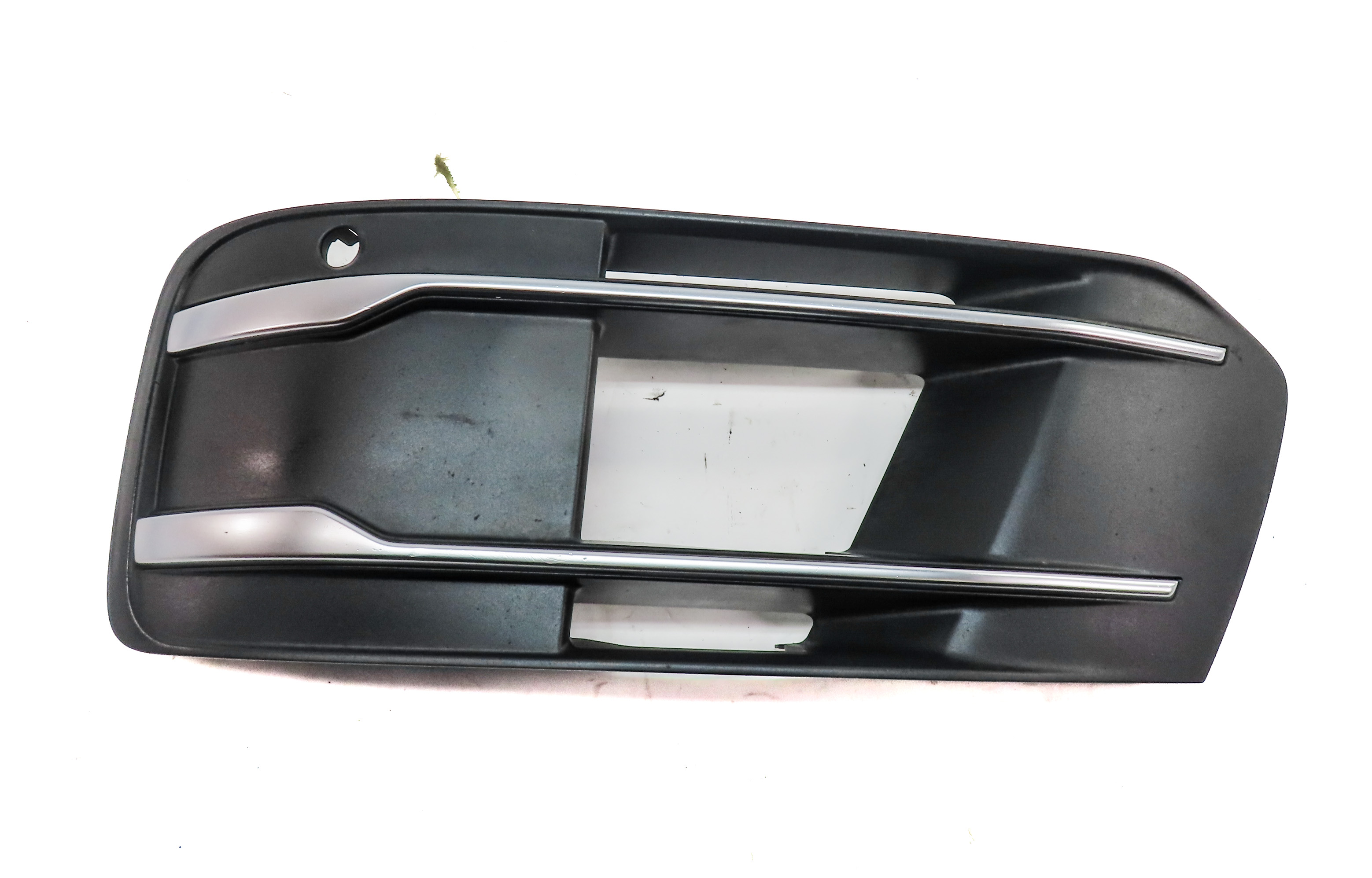 2017 AUDI Q7 (4M) FRONT LEFT DRIVER FOG LIGHT LAMP TRIM GRILLE TRIM (BLACK) — exact item pictured