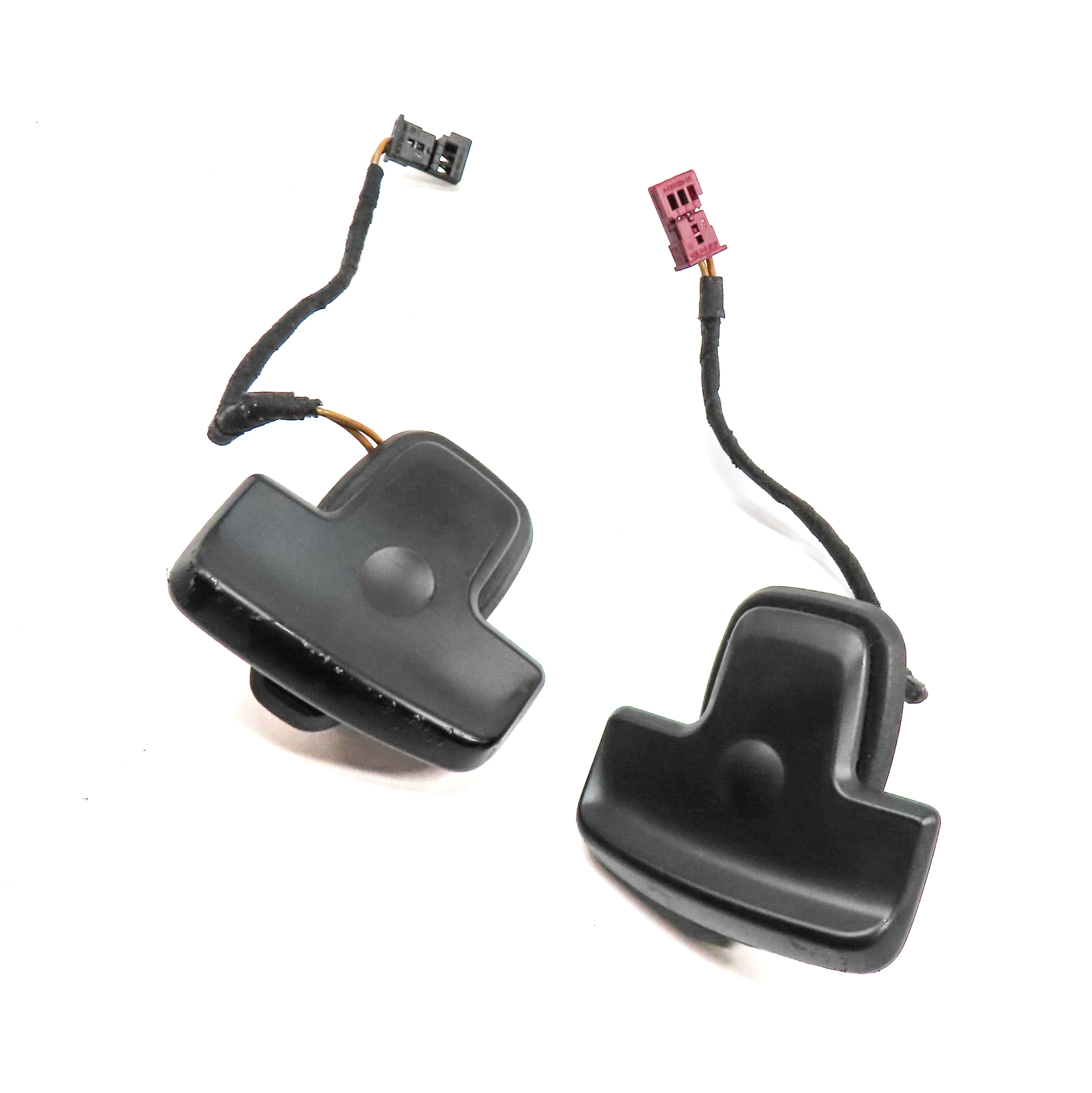 2014 MERCEDES GLK350 (X204) DRIVER STEERING WHEEL SHIFT SHIFTER PADDLE SET/2 — exact item pictured