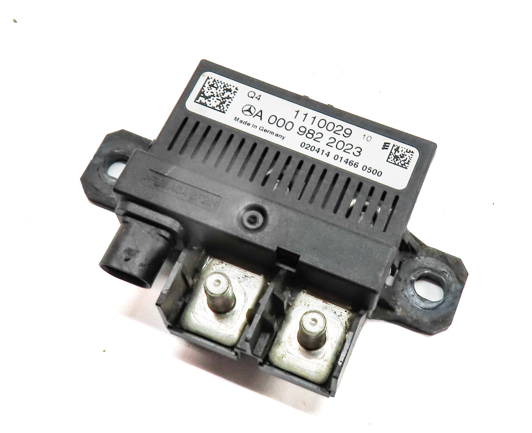 2014 MERCEDES GLK350 (X204) 3.5L (276.957) ENGINE BATTERY RELAY CONTROL MODULE — exact item pictured