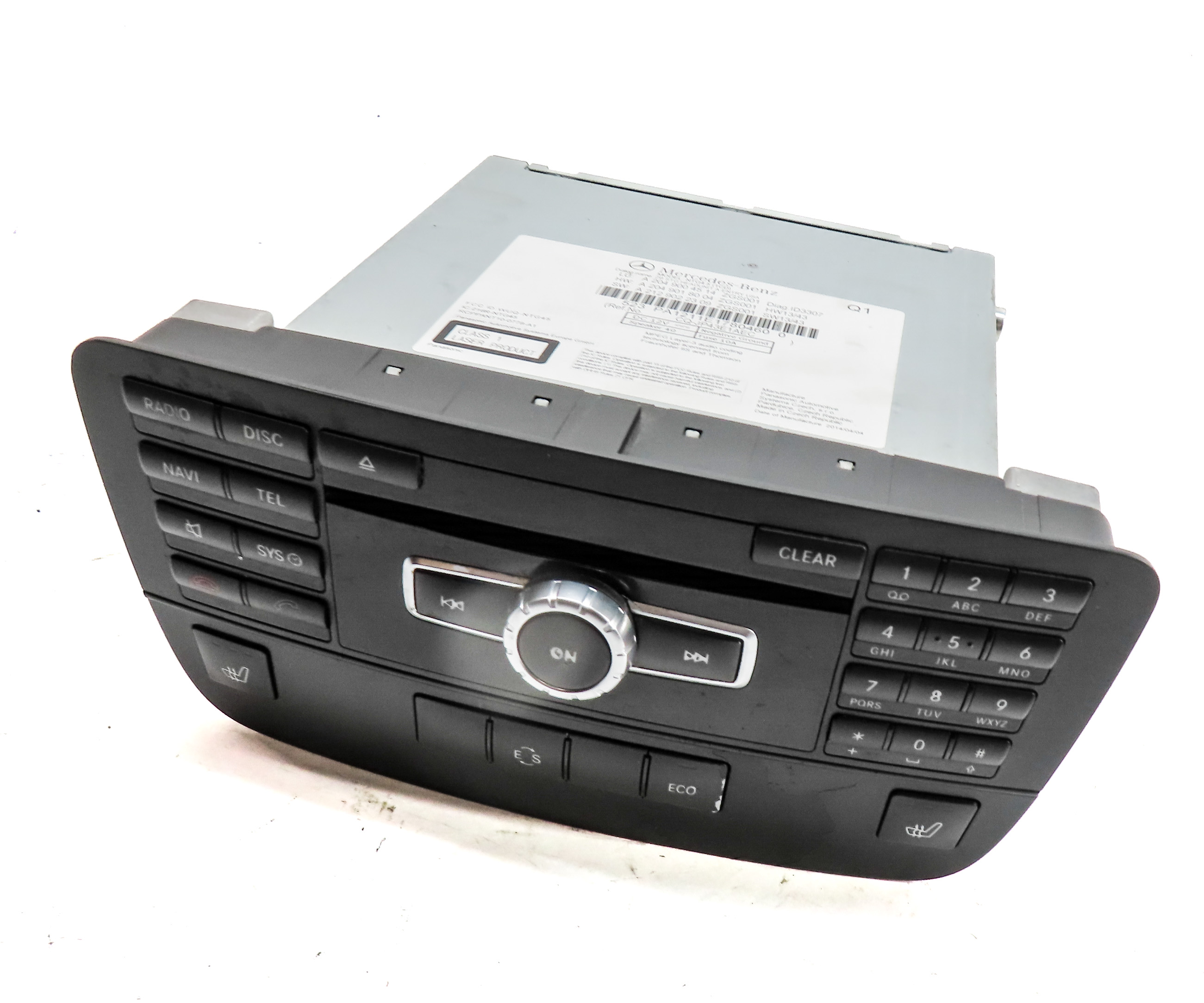 2014 MERCEDES GLK350 (X204) RADIO CD NAVIGATION NAVI HEAD RECEIVER UNIT — exact item pictured