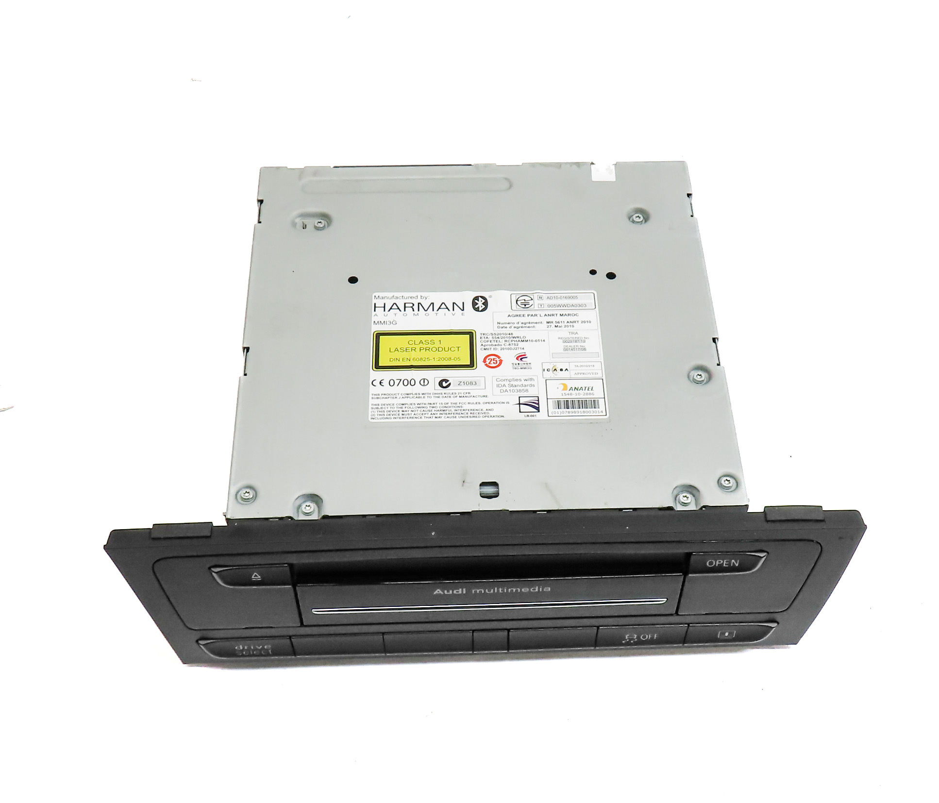 2014 AUDI S5 COUPE (B8 8T) FRONT RADIO STEREO CD SD MMI HEAD CONTROL UNIT — exact item pictured