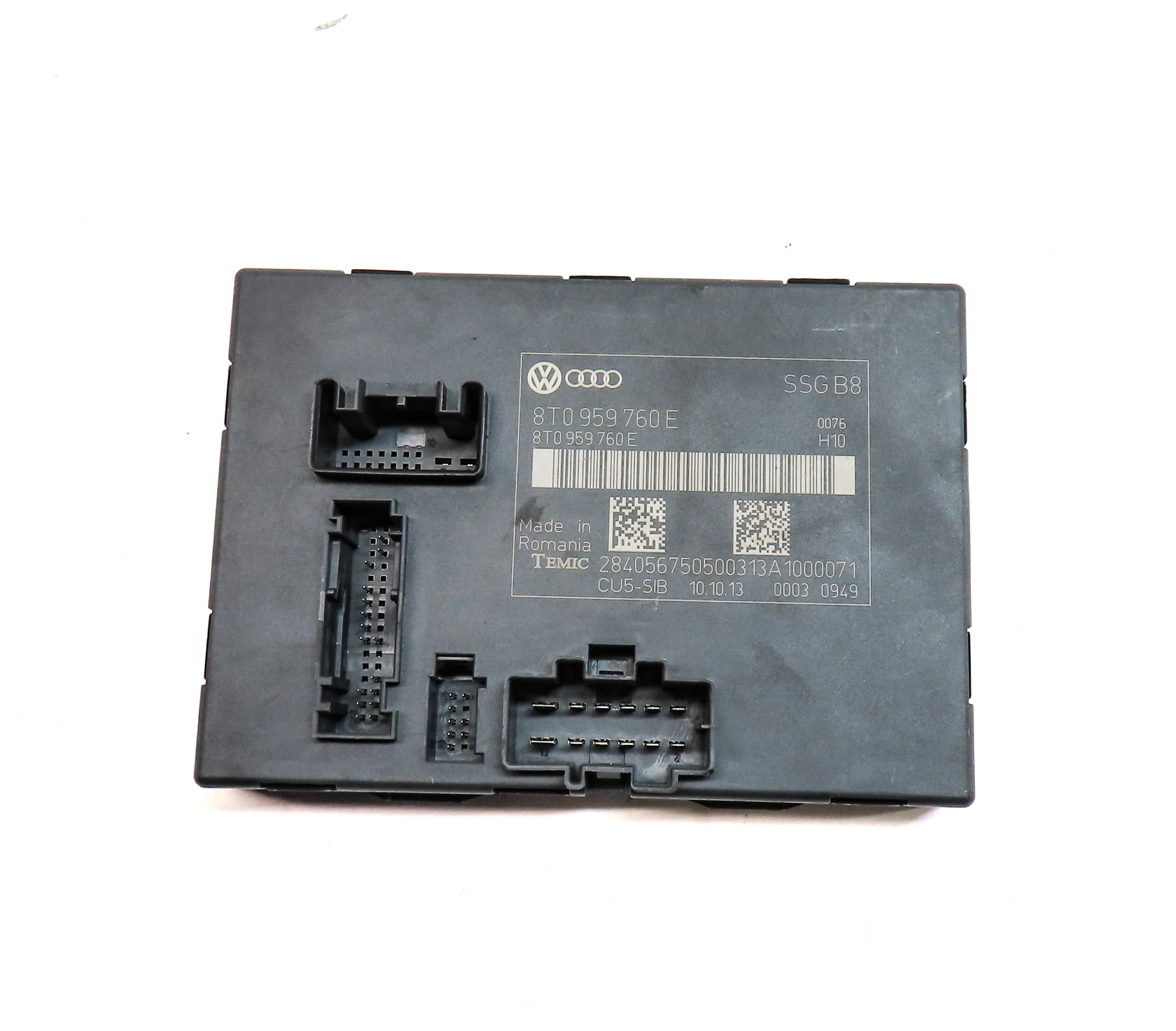 10-17 AUDI A5 S5 RS5 (B8 8T) FRONT LEFT or RIGHT MEMORY SEAT CONTROL MODULE — exact item pictured