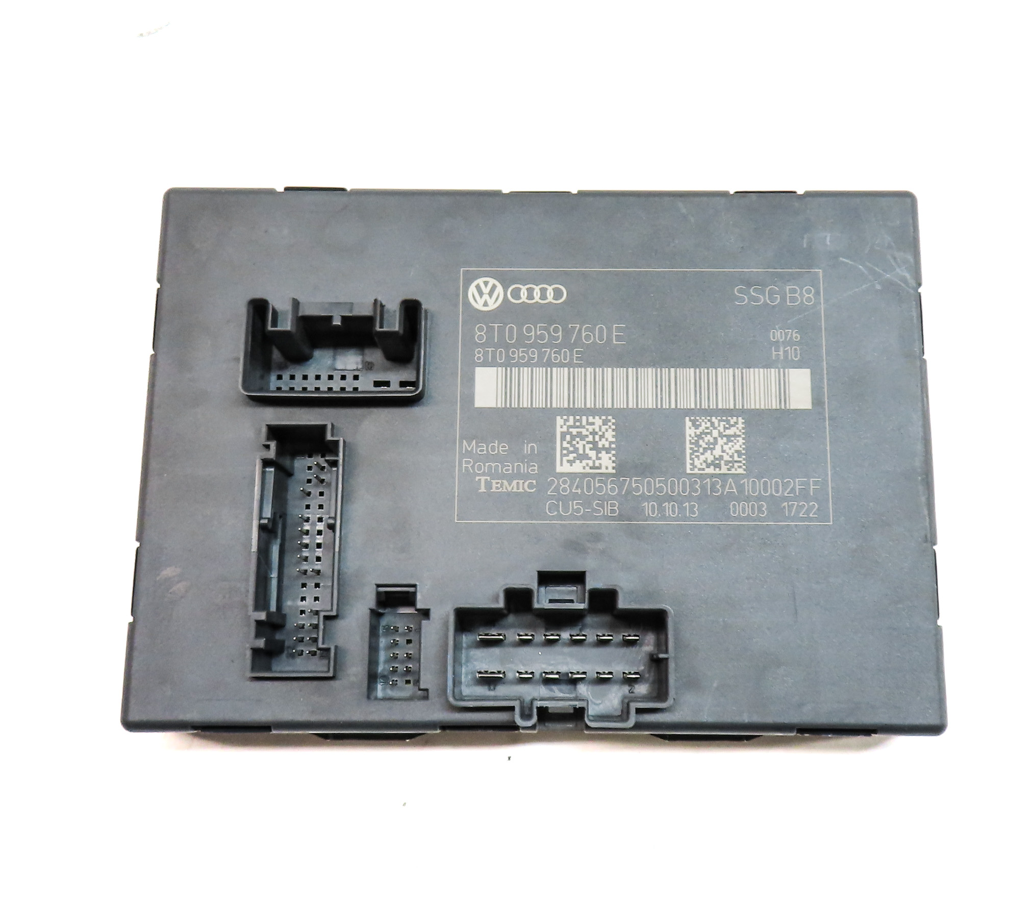 10-17 AUDI A5 S5 RS5 (B8 8T) FRONT LEFT or RIGHT MEMORY SEAT CONTROL MODULE — exact item pictured