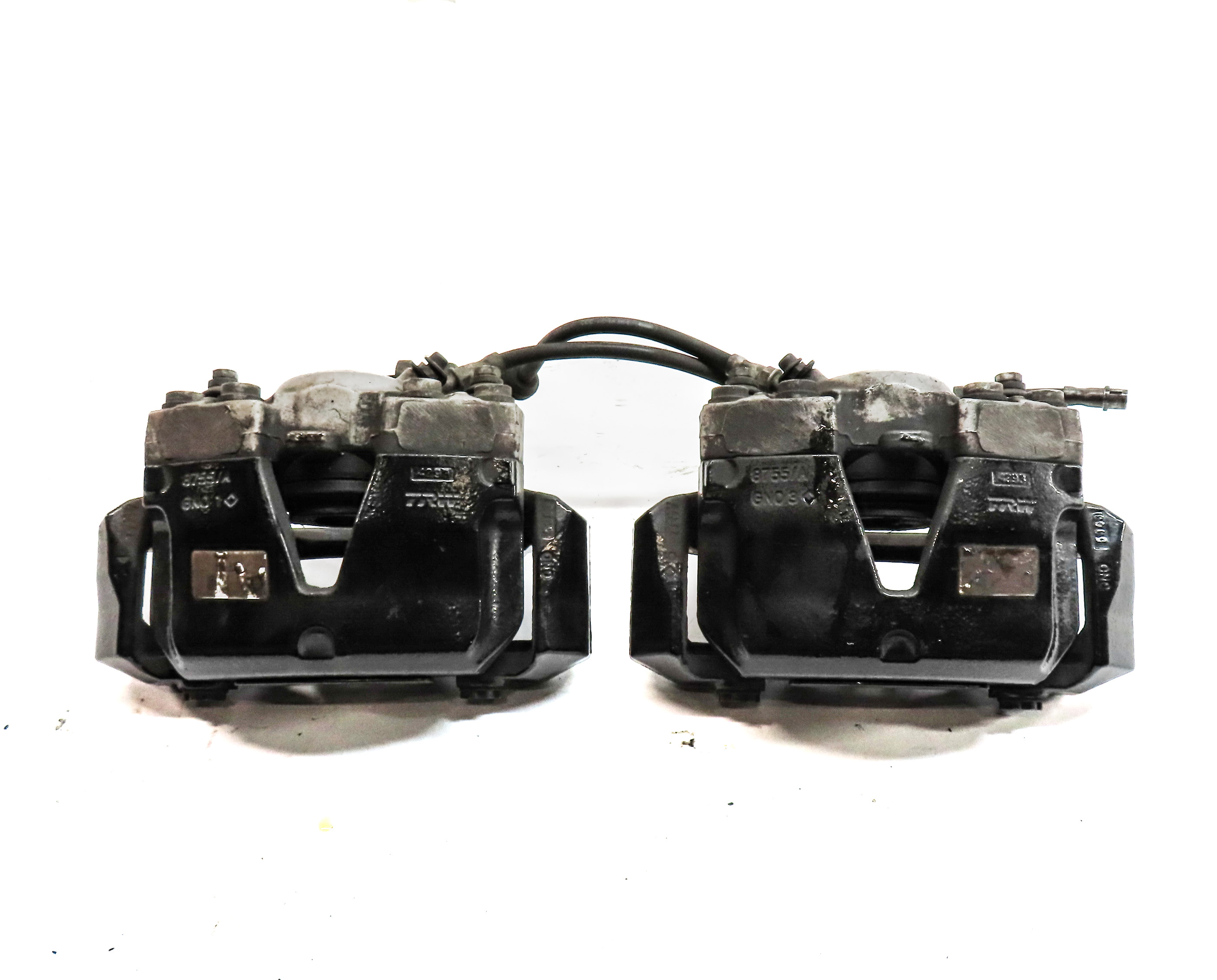 2012-2017 AUDI S5 (B8 8T) FRONT LEFT & RIGHT DISC BRAKE CALIPER SET-2 — exact item pictured