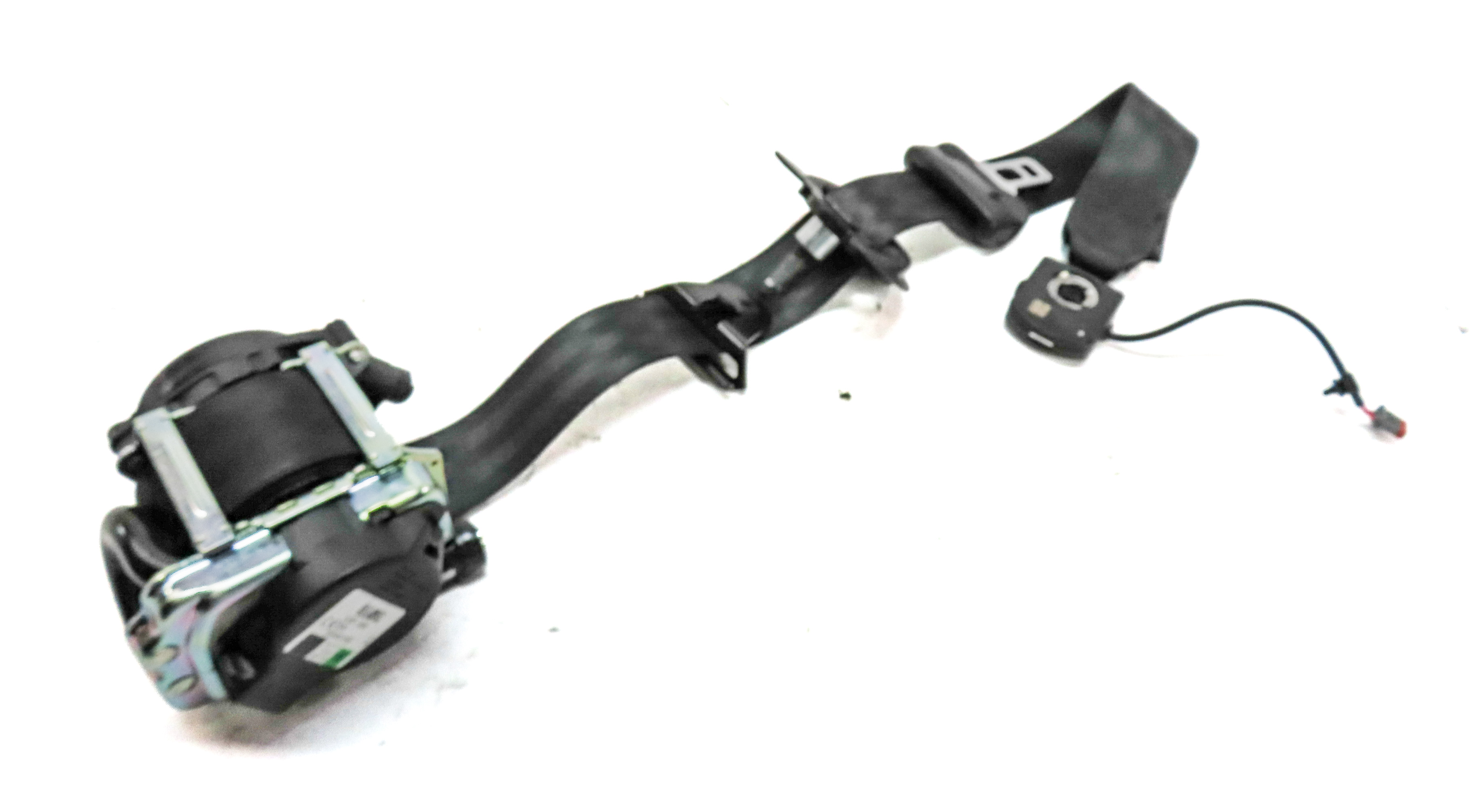 17-19 LAND ROVER DISCOVERY L462 FRONT RIGHT PASSENGER SEATBELT RETRACTOR (Black) — exact item pictured