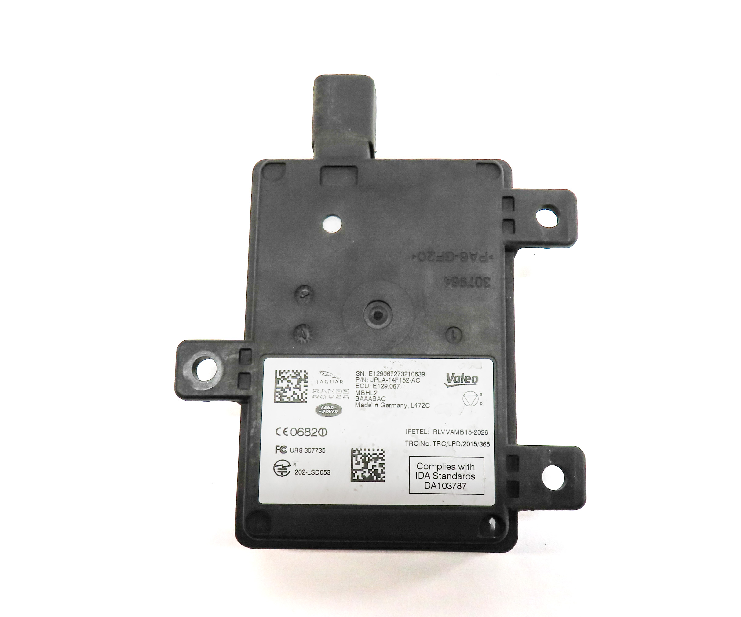 2018-2019 ROVER DISCOVERY L462 REAR DRIVER ASSIST BLIND SPOT RADAR SENSOR MODULE — exact item pictured