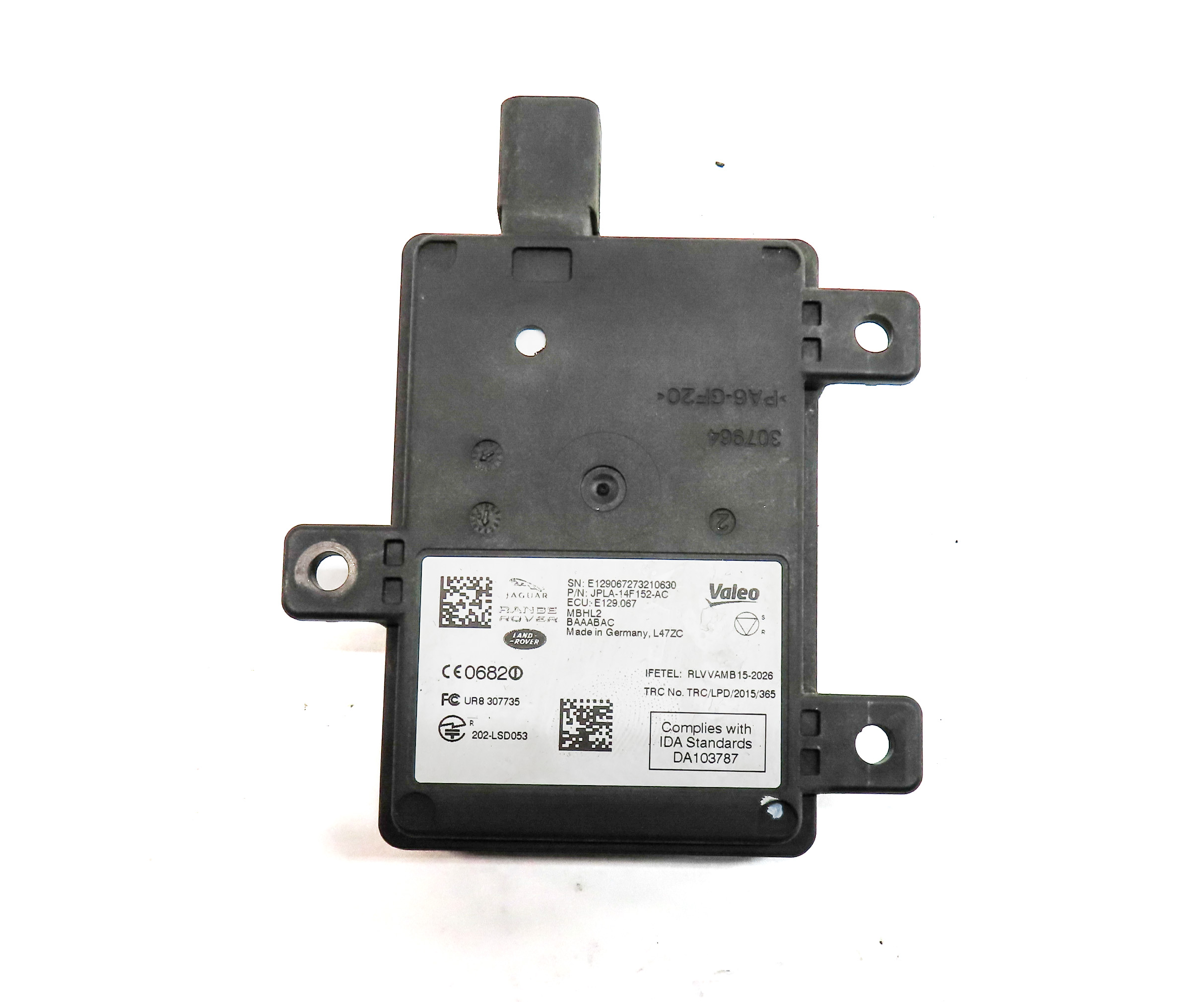 2018-2019 ROVER DISCOVERY L462 REAR DRIVER ASSIST BLIND SPOT RADAR SENSOR MODULE — exact item pictured