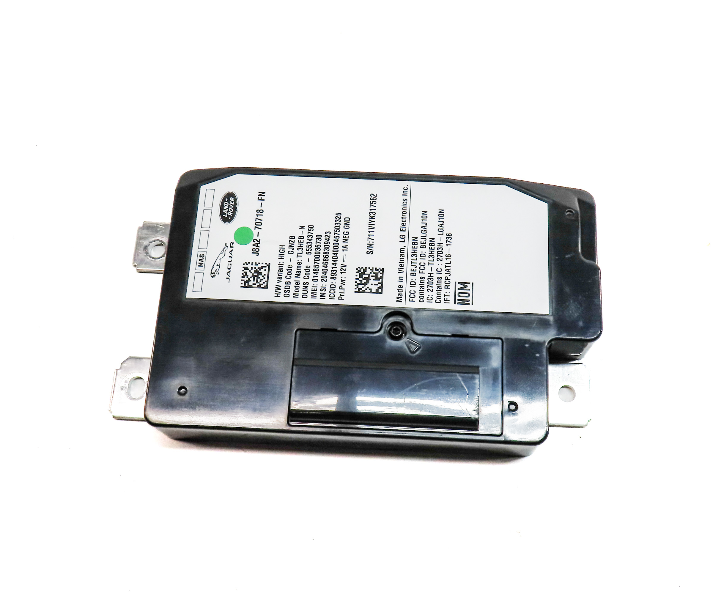 2018 LAND ROVER DISCOVERY (L462) TELEMATIC COMMUNICATION CONTROL MODULE — exact item pictured