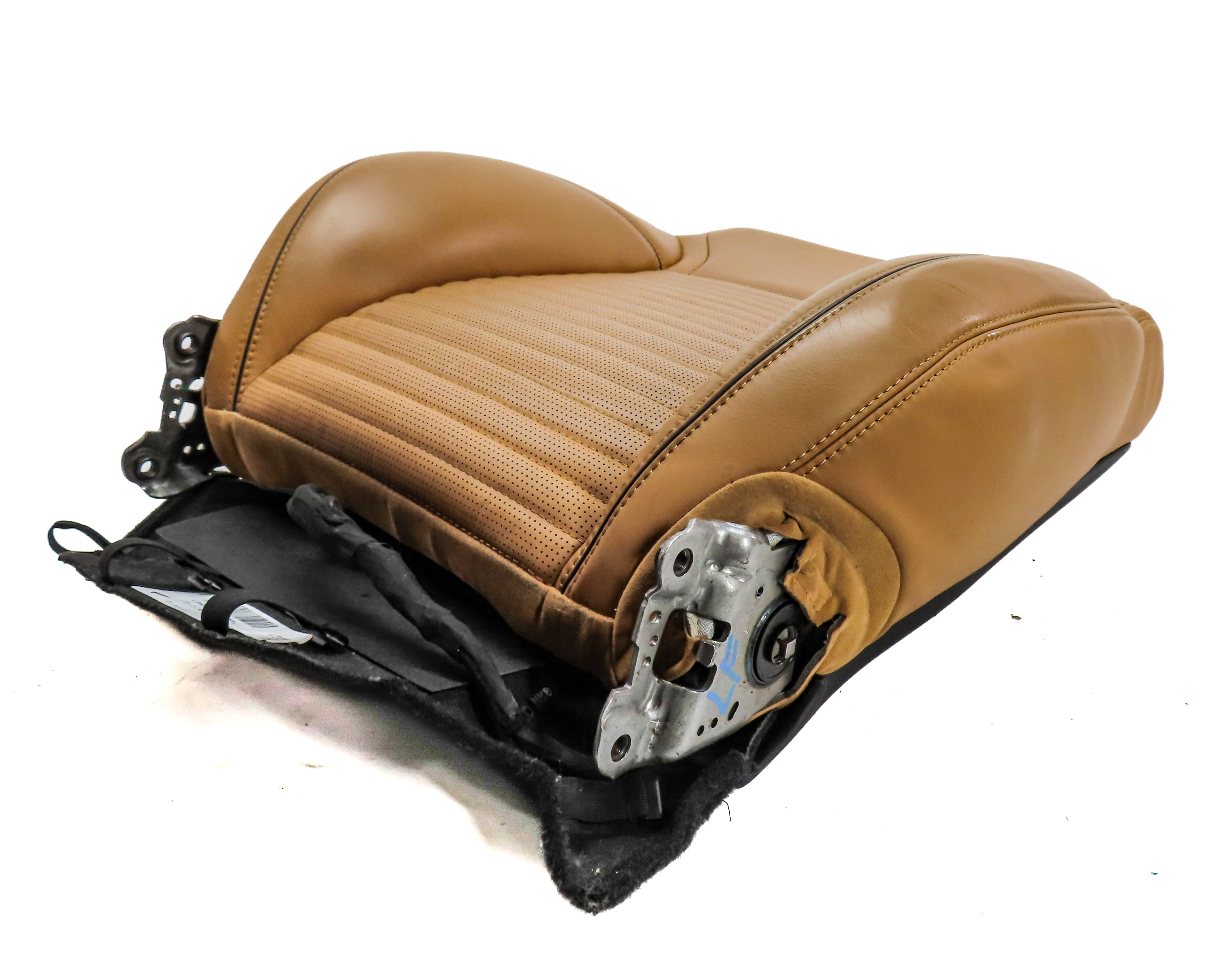 18 ROVER DISCOVERY L462 FRONT LEFT MEM HEAT VENT MASSAGE UPPER SEAT BACK (Tan) — exact item pictured