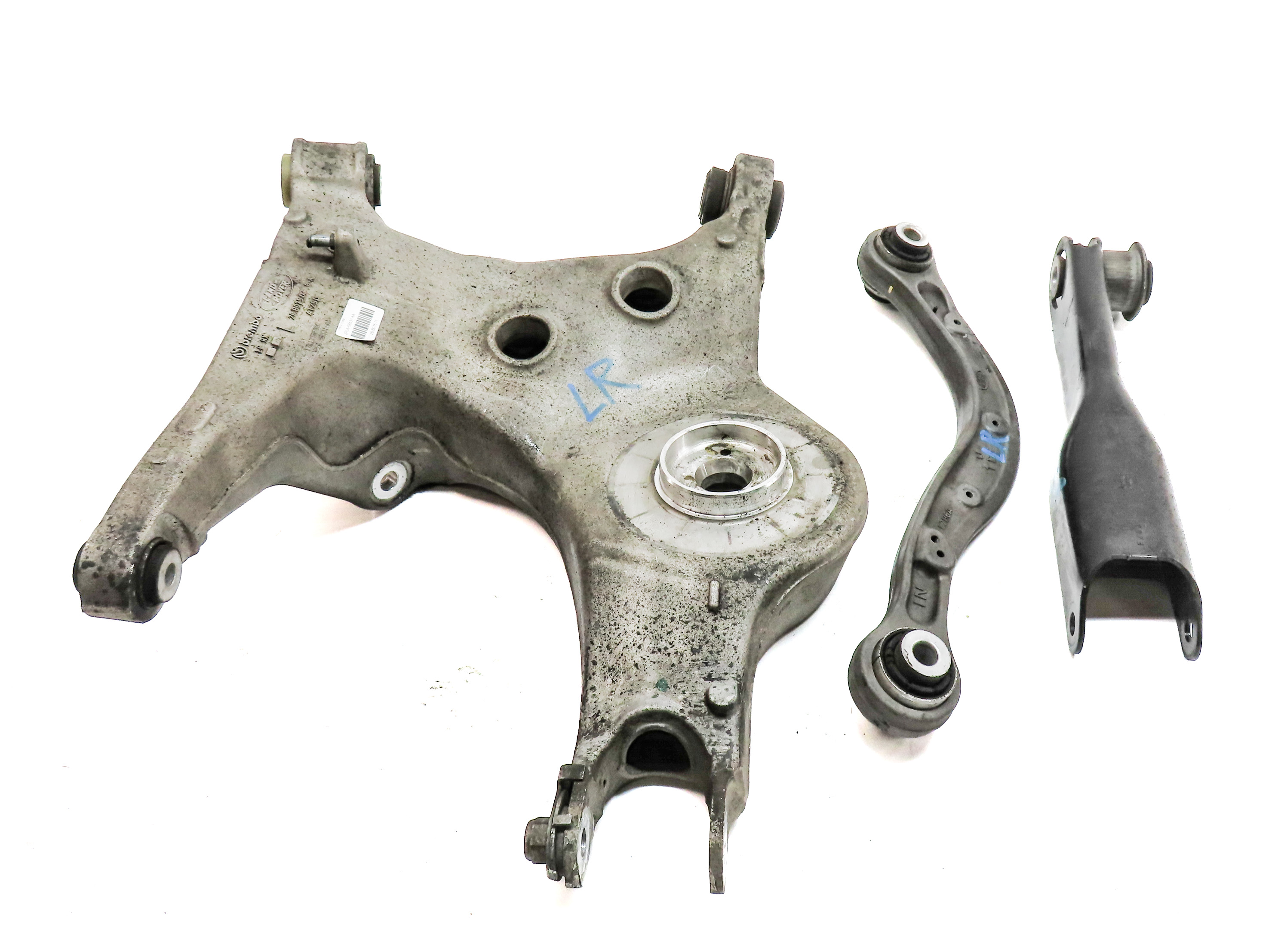 17-20 LAND ROVER DISCOVERY L462 REAR LEFT DRIVER CONTROL ARM SET/3 — exact item pictured