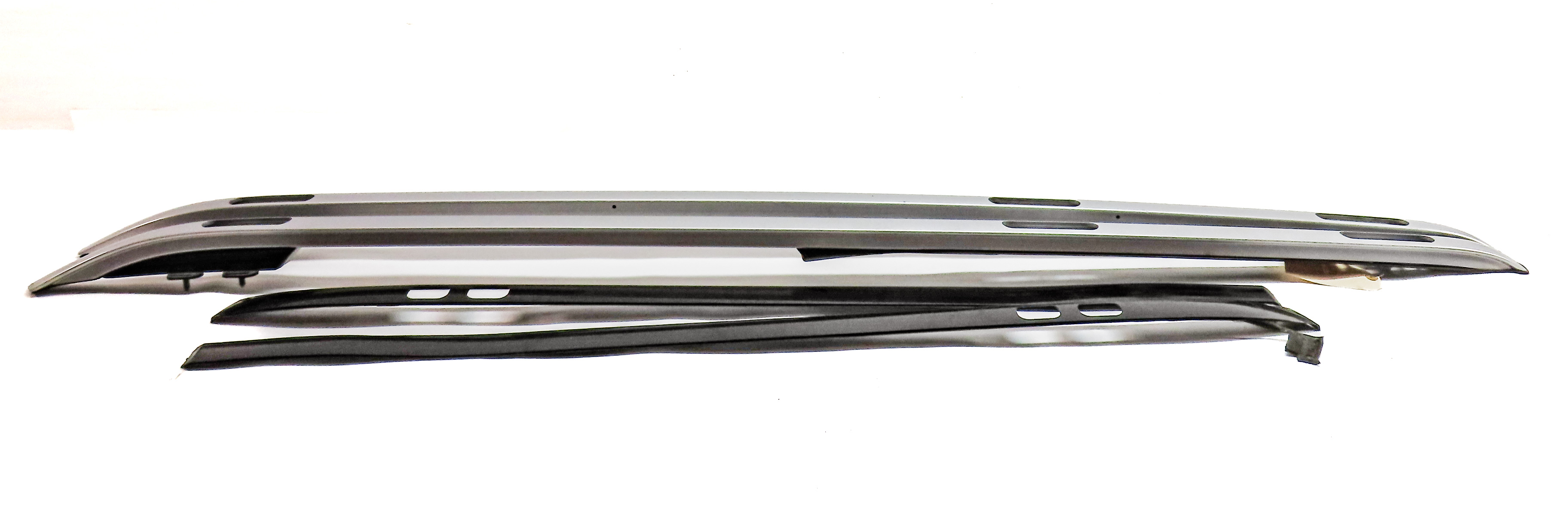 2018 LAND ROVER DISCOVERY (L462) ROOF CARGO LUGGAGE RACK SET/2 (SILVER) — exact item pictured