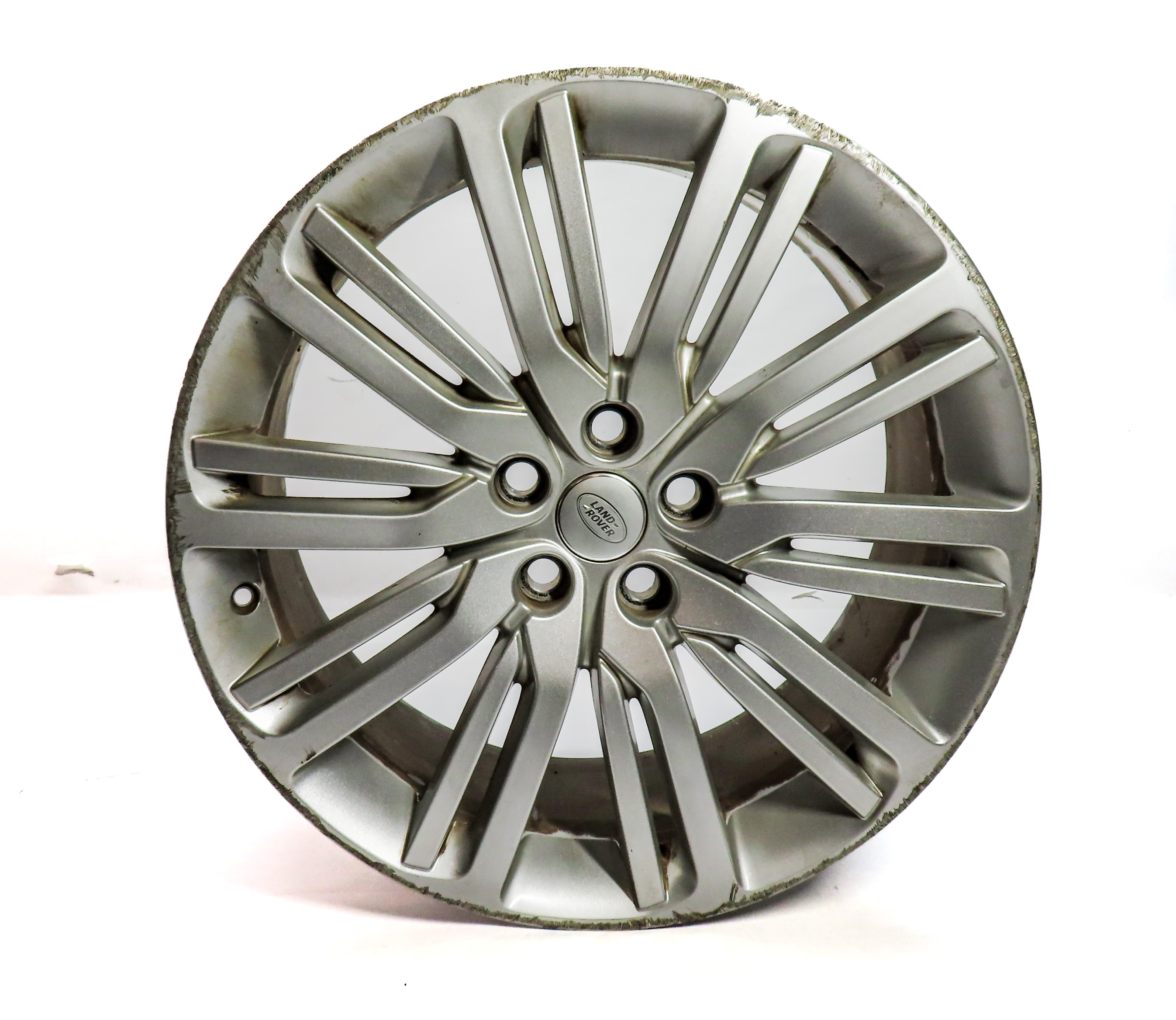 17-18 LAND ROVER DISCOVERY L462 21X9.5 INCH 10 SPLIT SPOKE ALUMINUM WHEEL RIM — exact item pictured