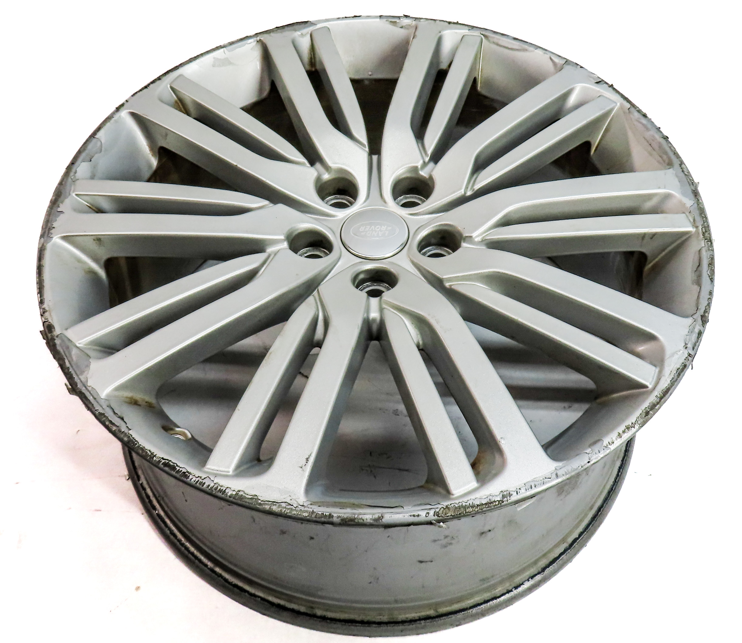 17-18 LAND ROVER DISCOVERY L462 21X9.5 INCH 10 SPLIT SPOKE ALUMINUM WHEEL RIM — exact item pictured