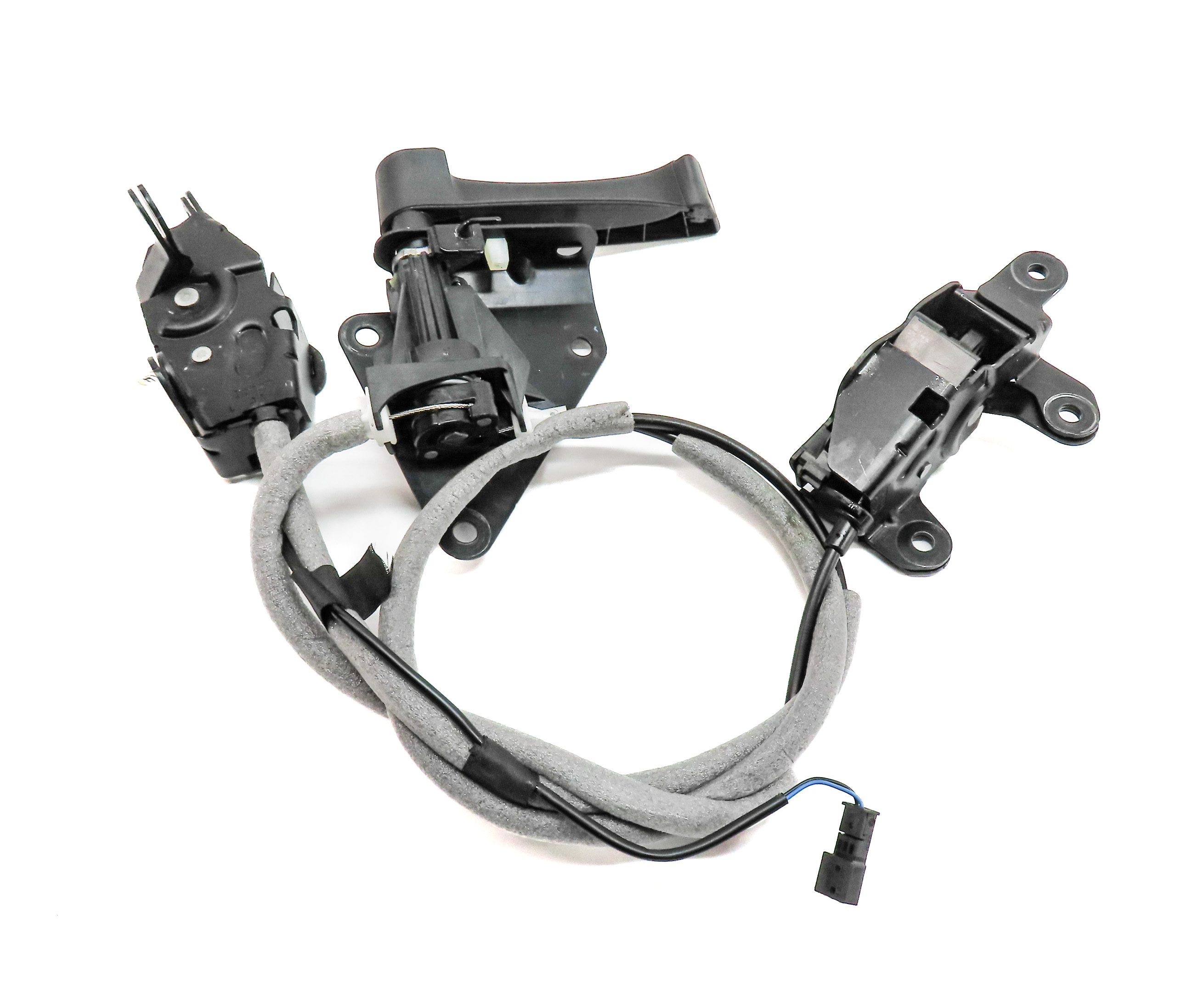 2011 BMW X5 (E70) REAR TRUNK LIFTGATE LID LOWER LOCK LATCH RELEASE HANDLE SET/3 — exact item pictured
