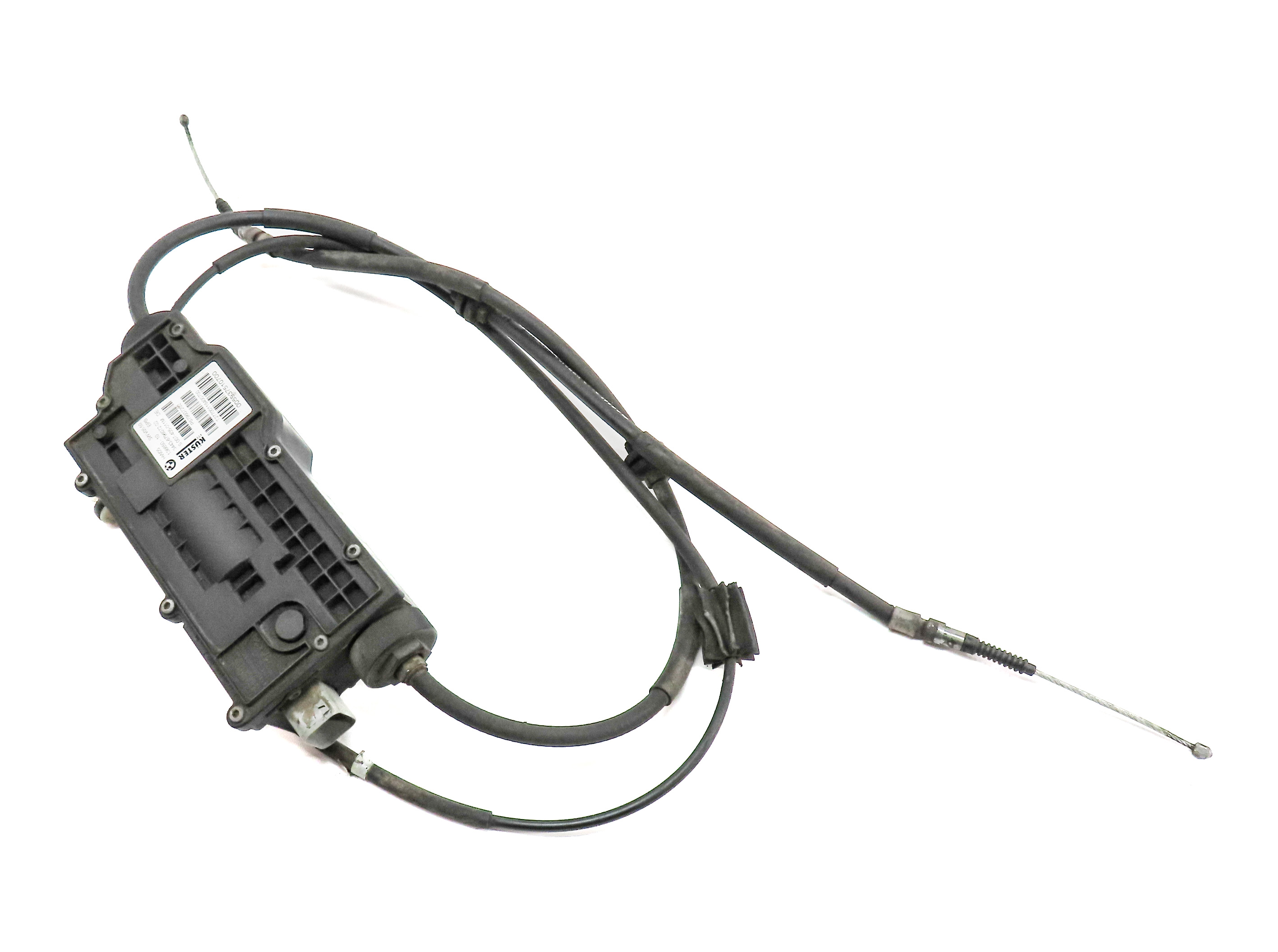 2011 BMW X5 (E70) 3.0L (N55) EMERGENCY PARK PARKING BRAKE ACTUATOR w/ CABLES — exact item pictured
